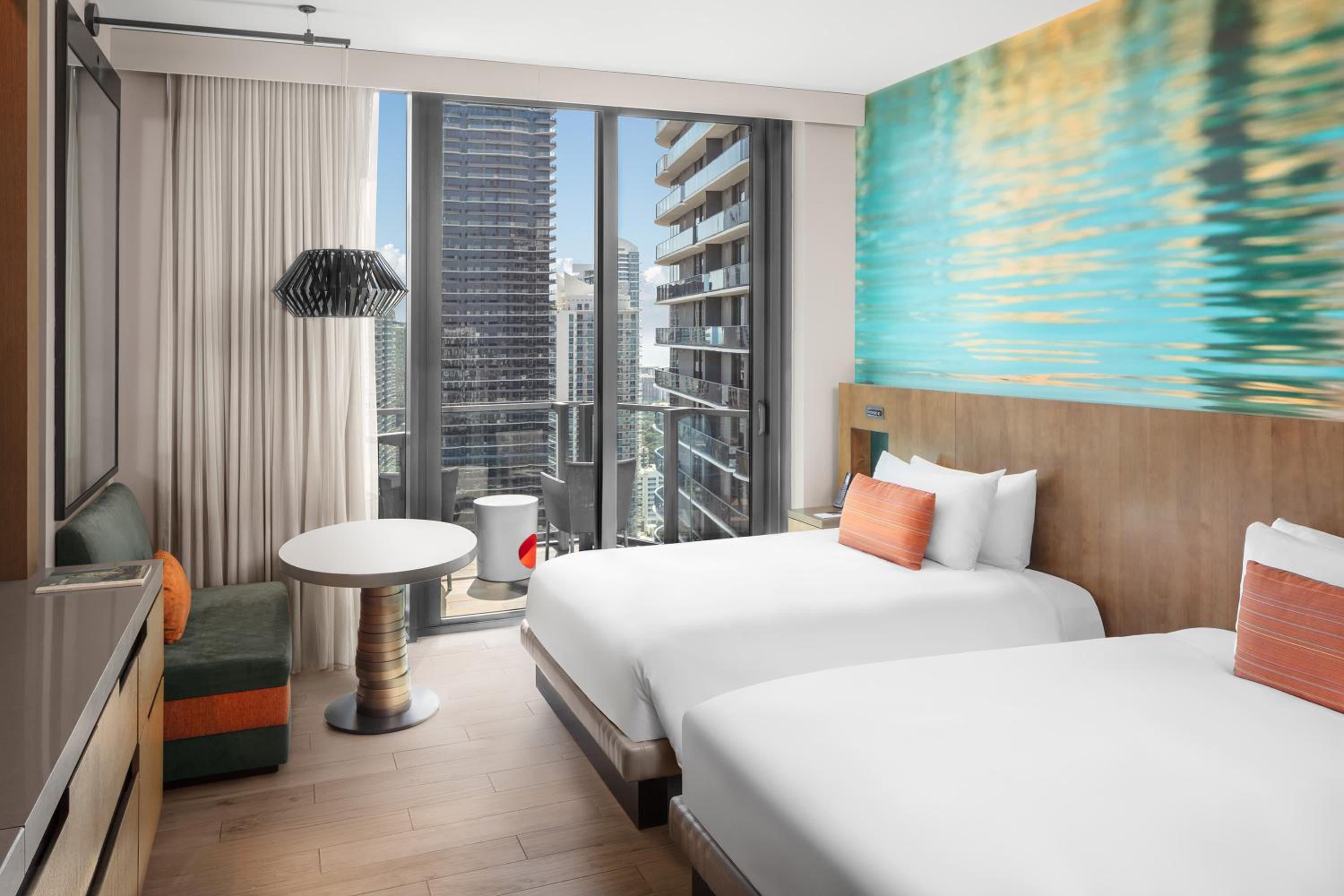 Urban Room with Two Double Beds