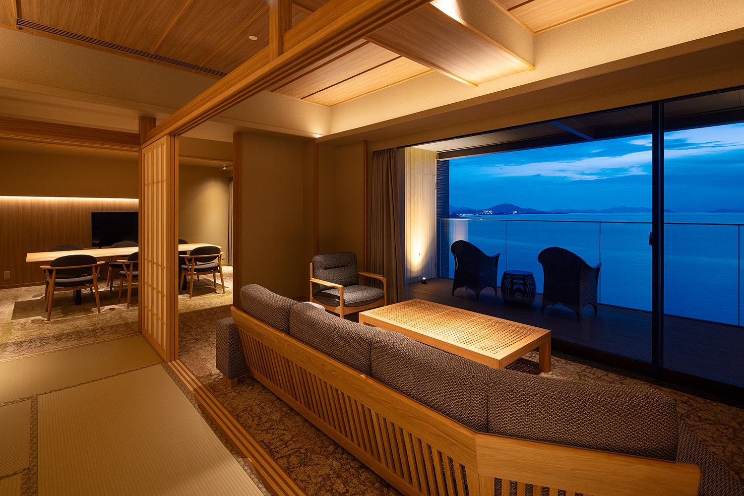 Japanese-Western Room with open-air bath TYPE C - Non-Smoking (9th Floor)