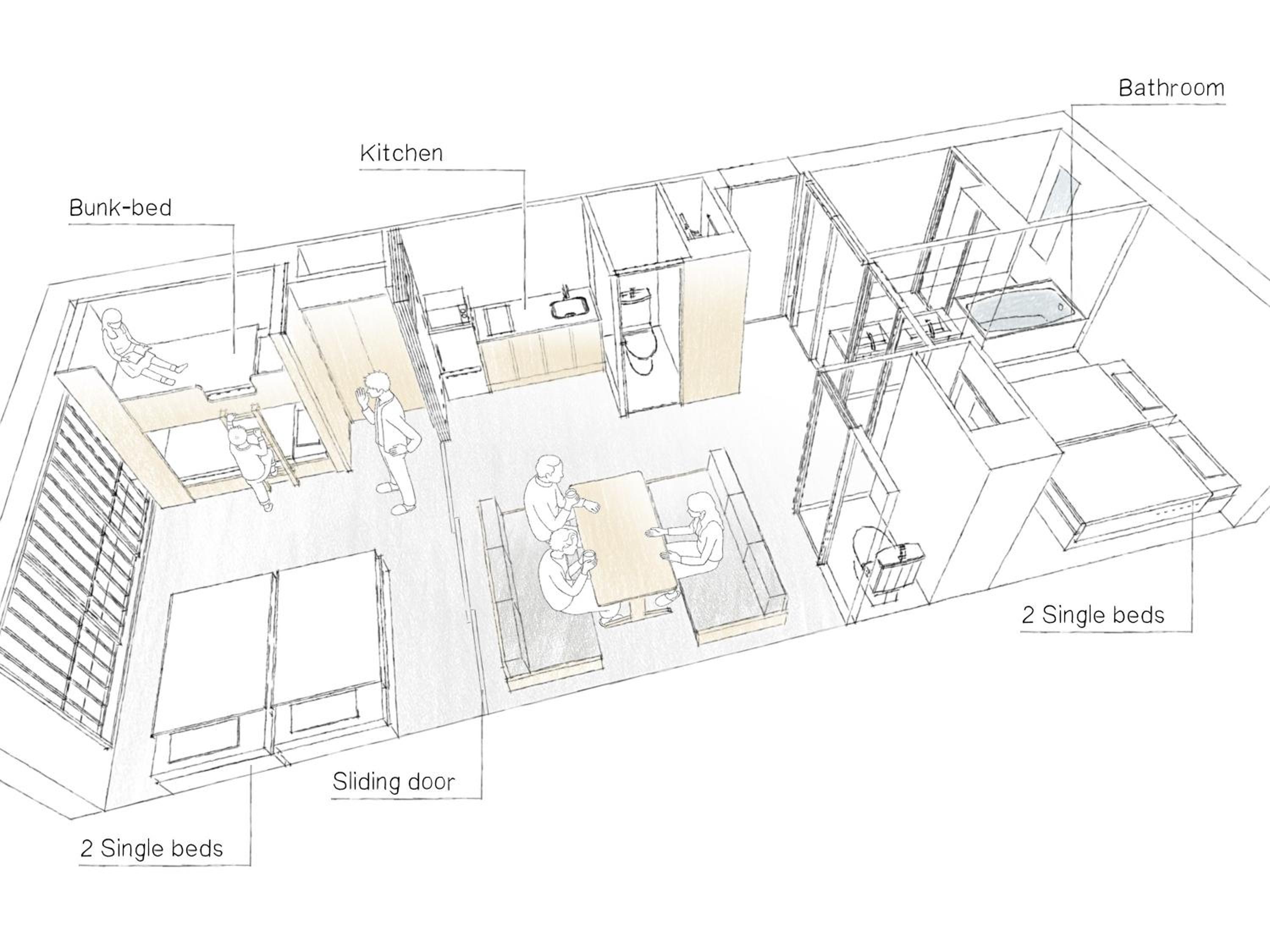 Two-Bedroom Family Apartment photo 3