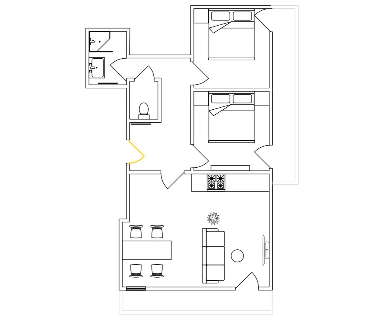Two-Bedroom Apartment photo 2