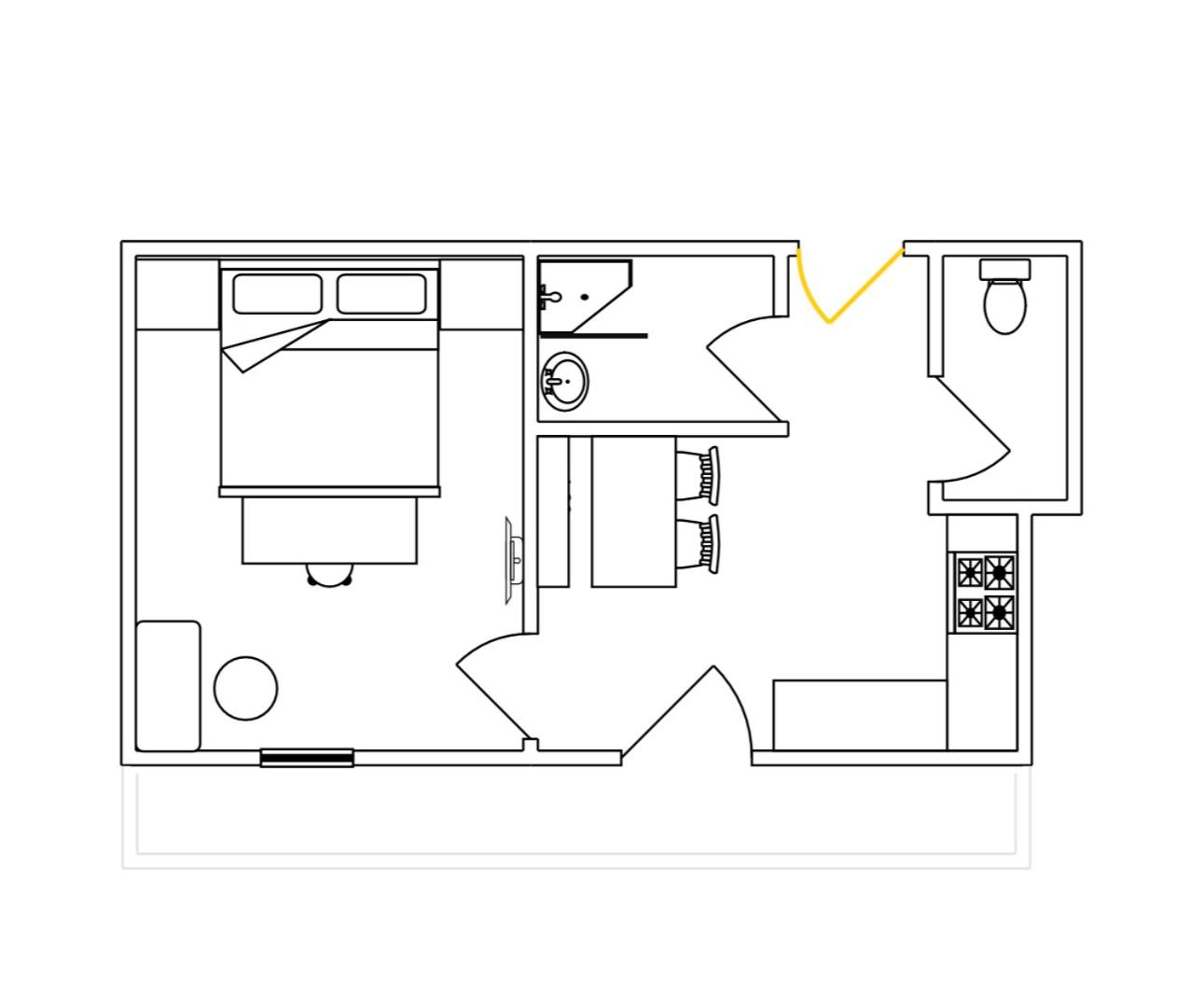 Apartment with Mountain View photo 3