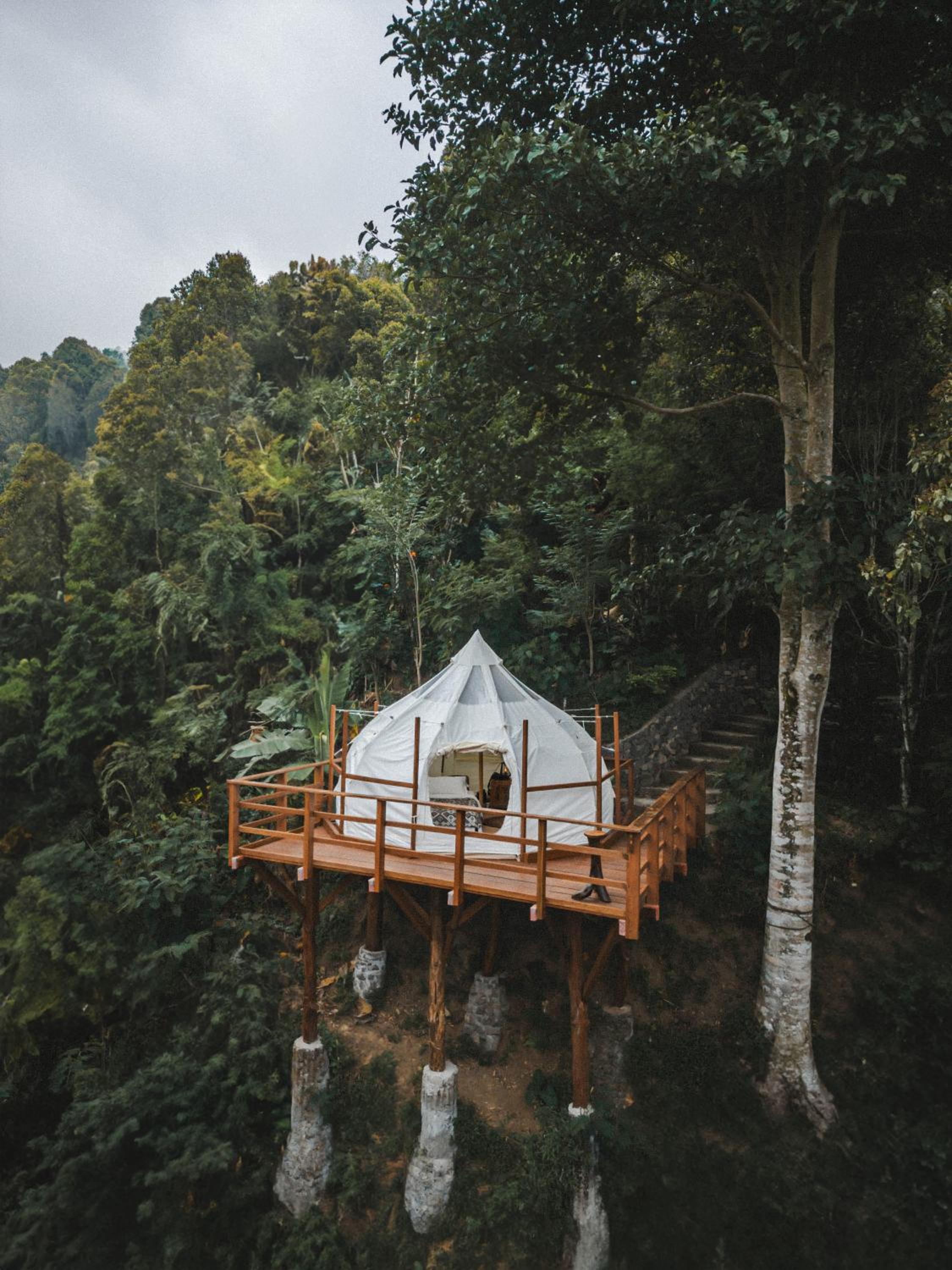 Lotus Tent - Open Sky and Mountain Views, Mini Bar & Breakfast Included