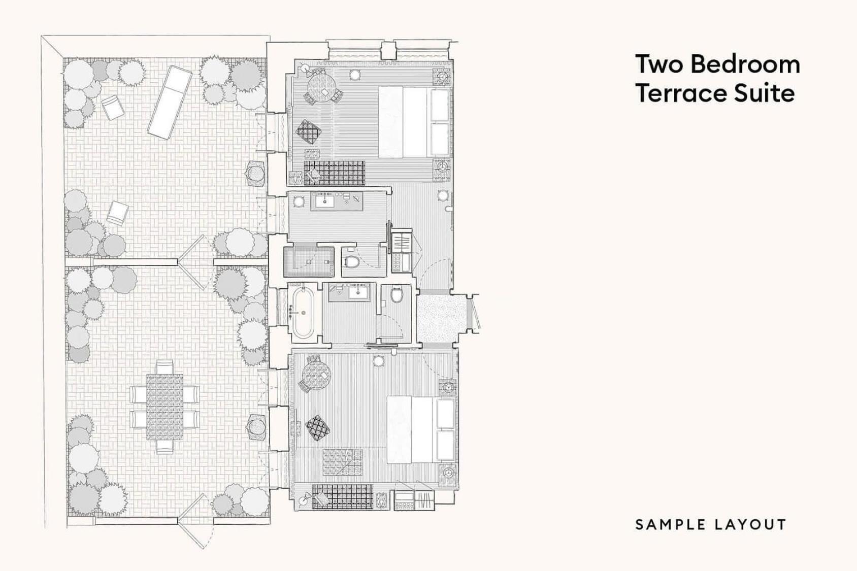 Two Bedroom Terrace Suite