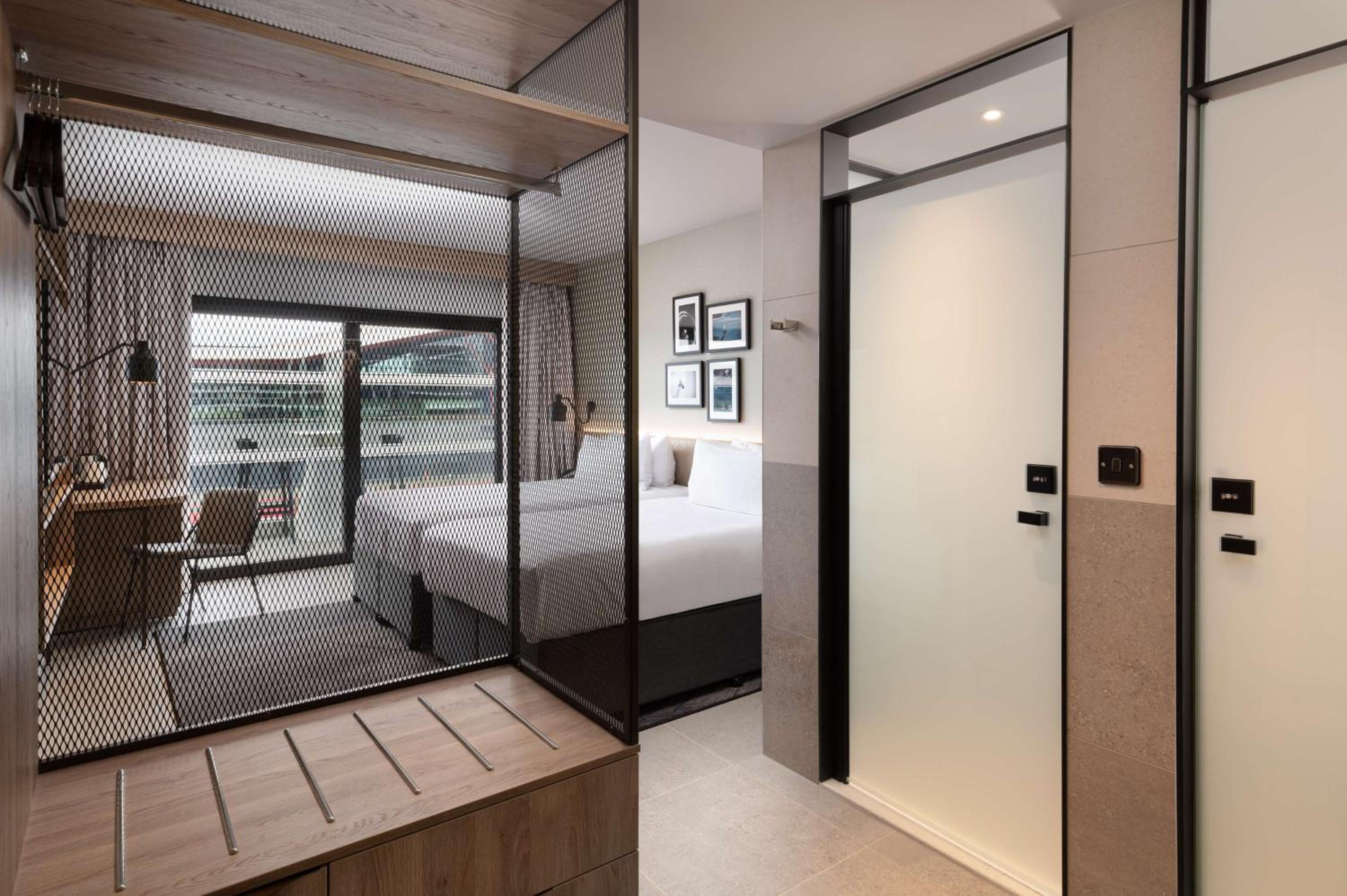 Twin Room with Balcony - Track Facing