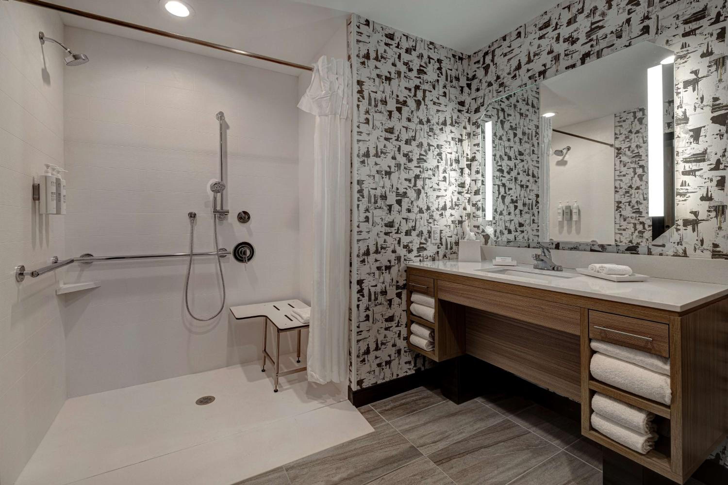 Queen Suite with Roll-In Shower - Mobility Access - Photo 15