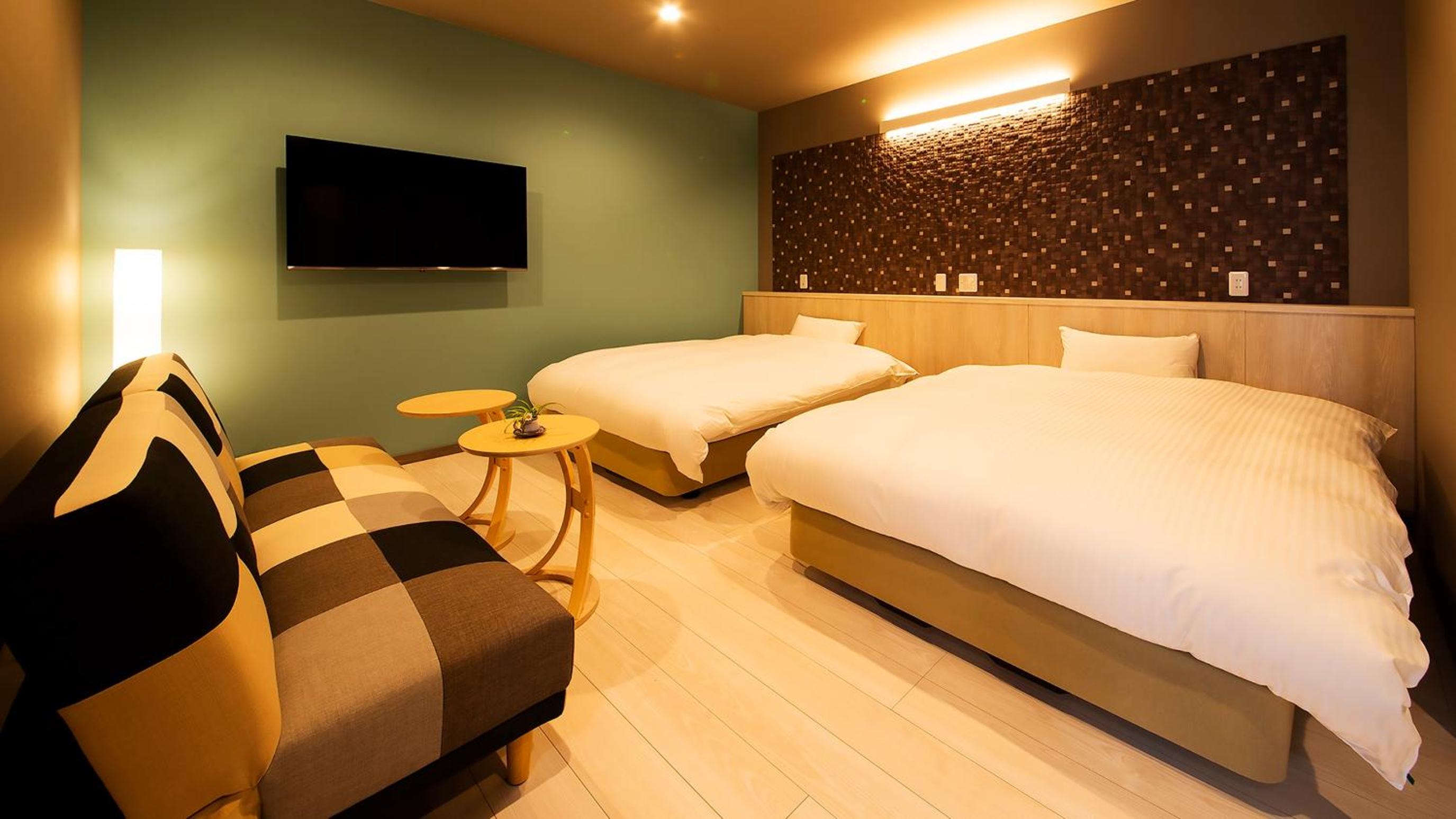 Twin Room with Private Sauna and Semi Open-Air Bath, Ocean View