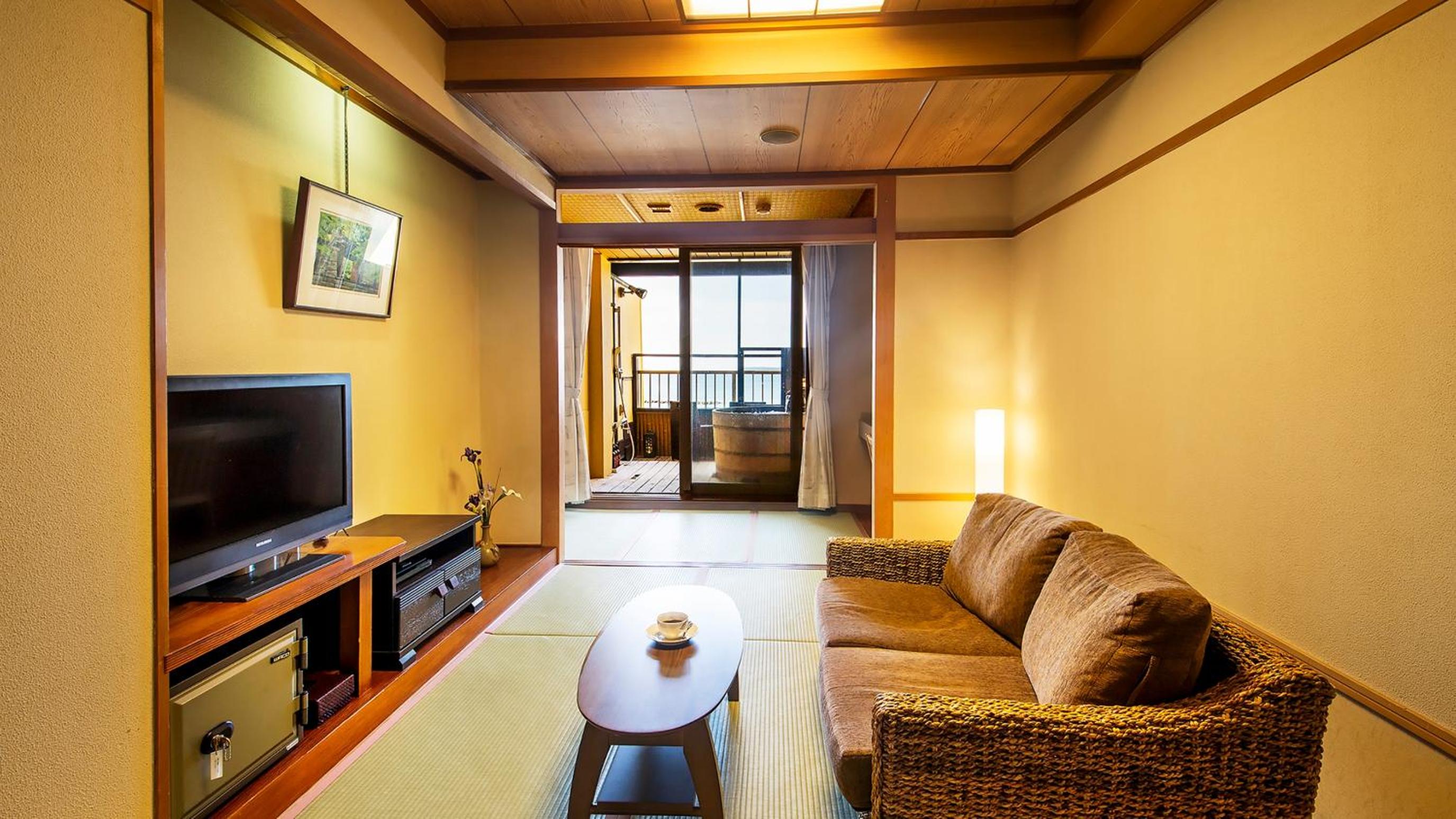 Standard Japanese-Style Room with Open-Air Hot Spring Bath