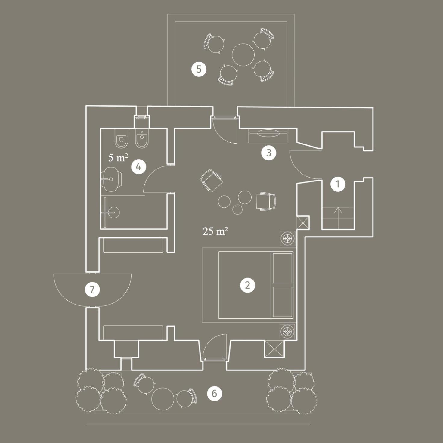 Double or Twin Room with Garden View photo 3