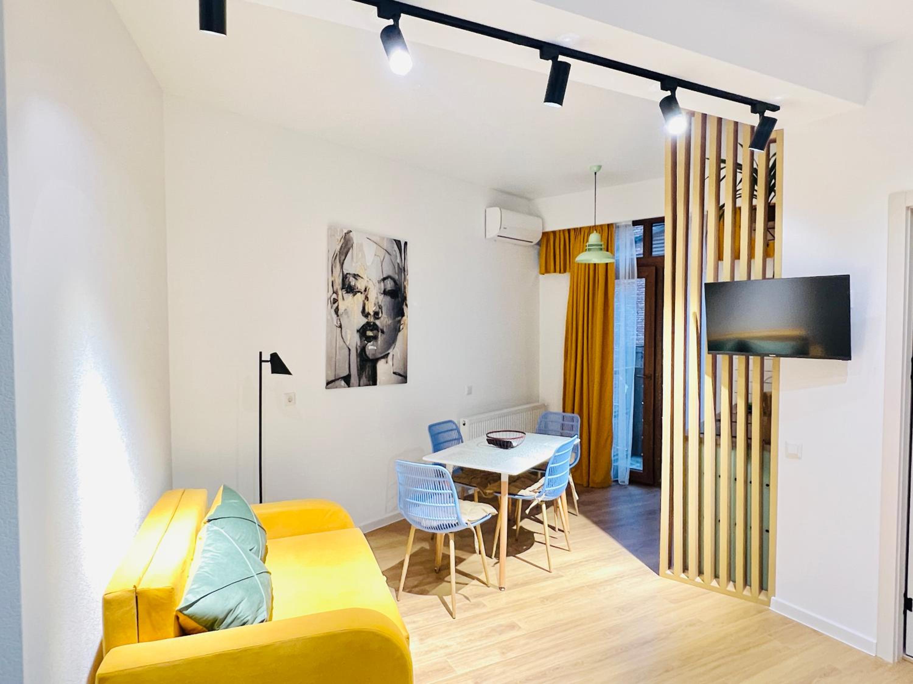 Studio with Balcony