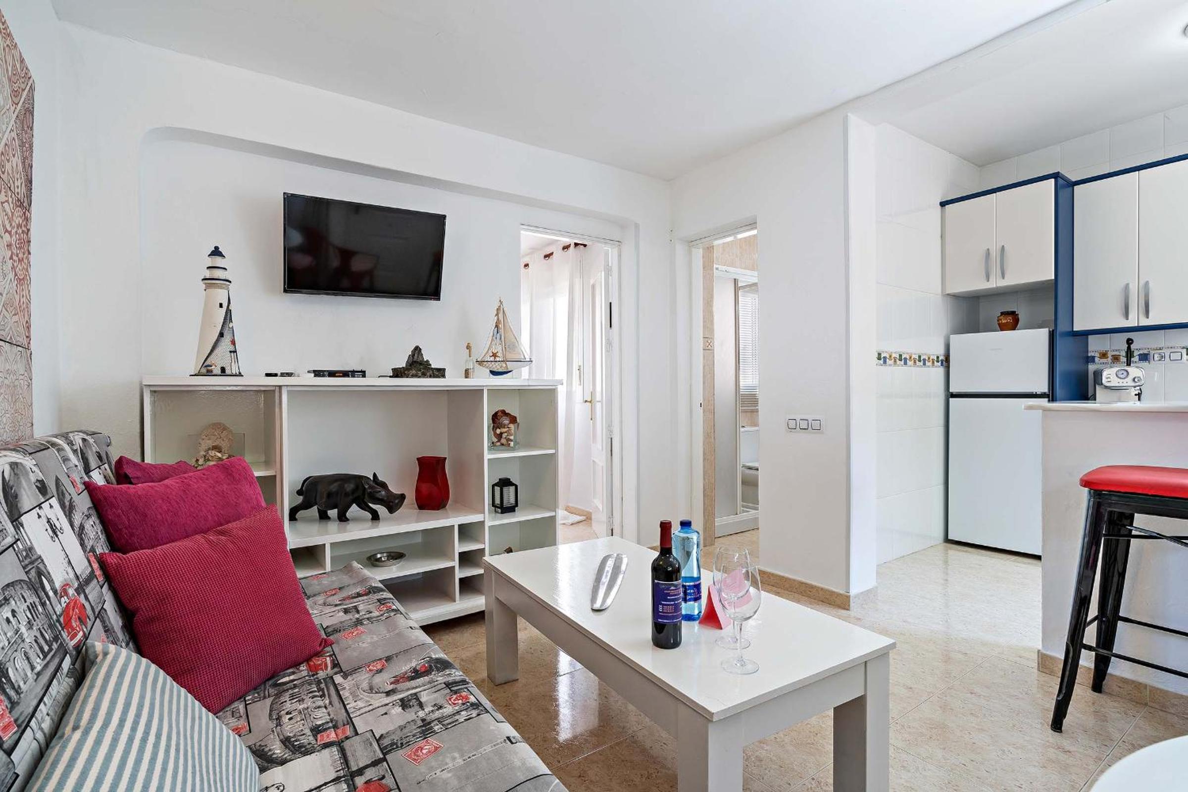 Apartamento con vista al jardín