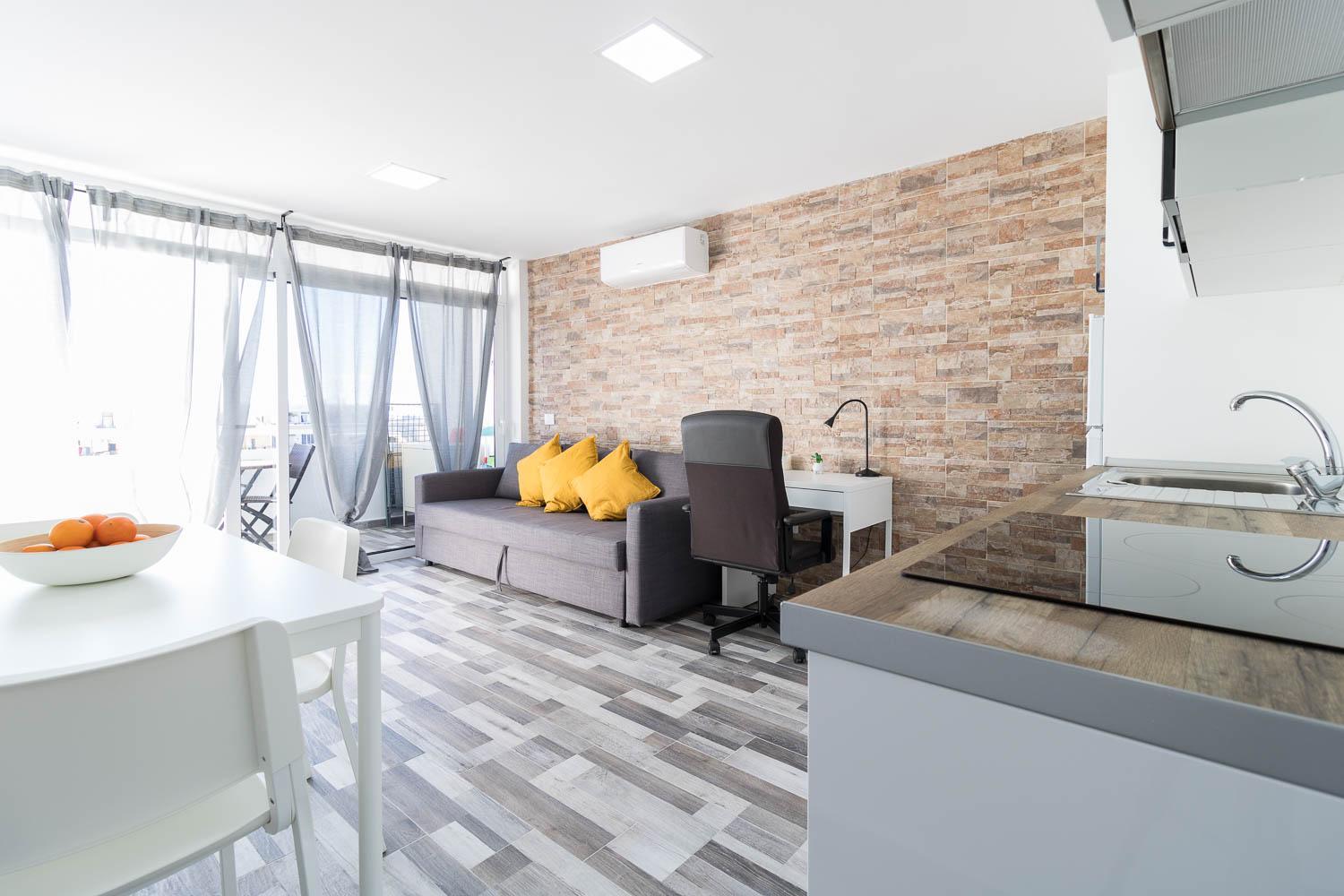 Apartamento con vista al mar