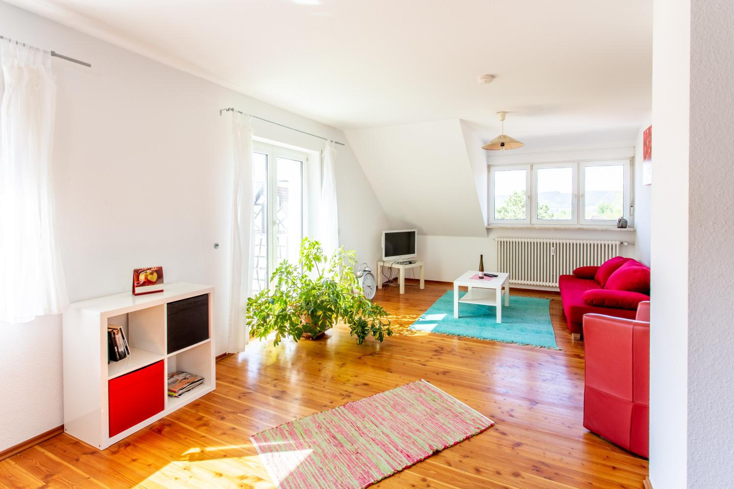 One-Bedroom Apartment with Garden View