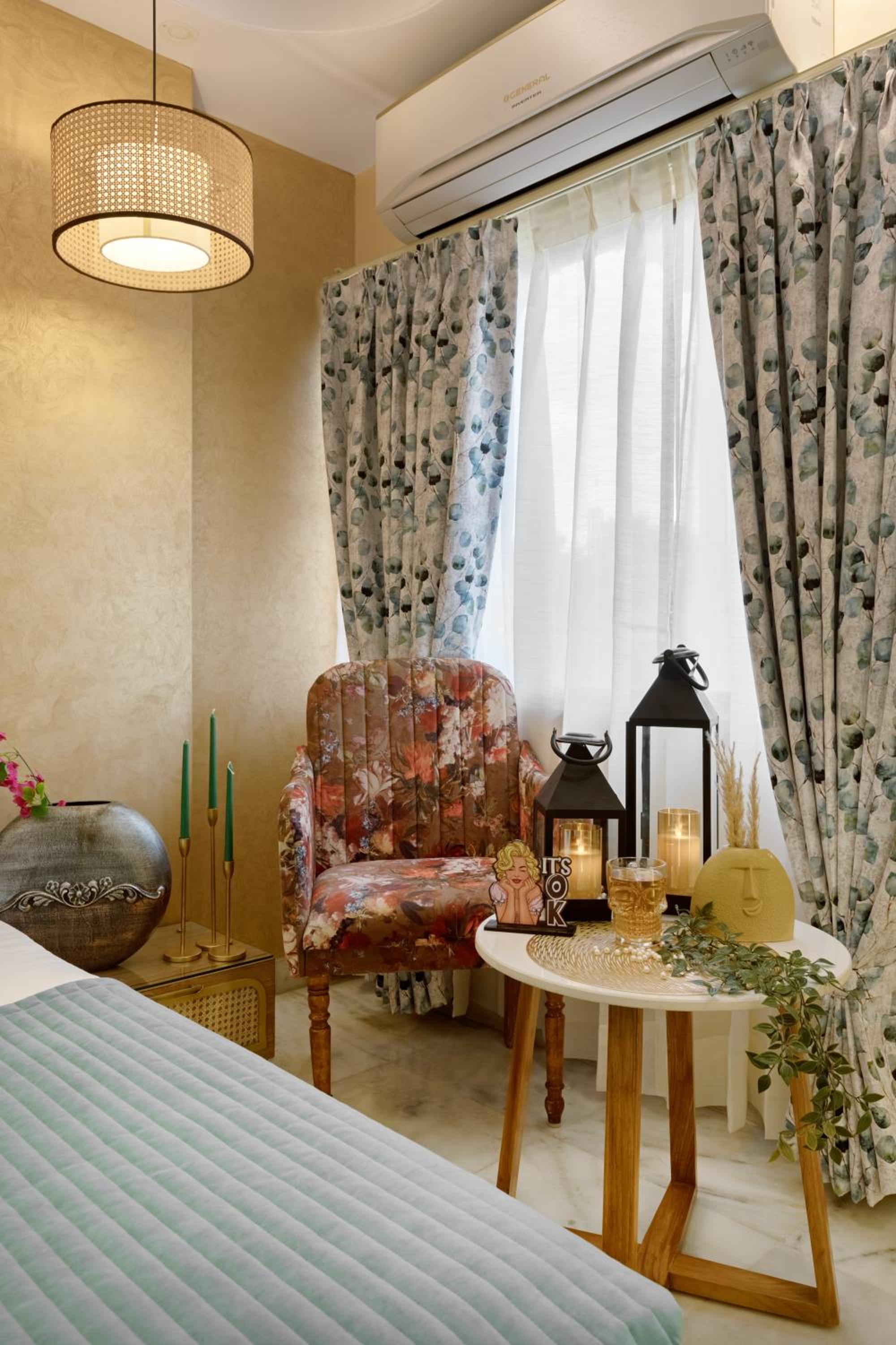 Bohemian Theme Room with Artistic Rattan décor and Designer Washroom: Enjoy 10% off on - F&B, Spa, car Hire, Complimentary Welcome Drink & Hi-Tea, Candlelight Dinner & Room Decoration Available  - Photo 19