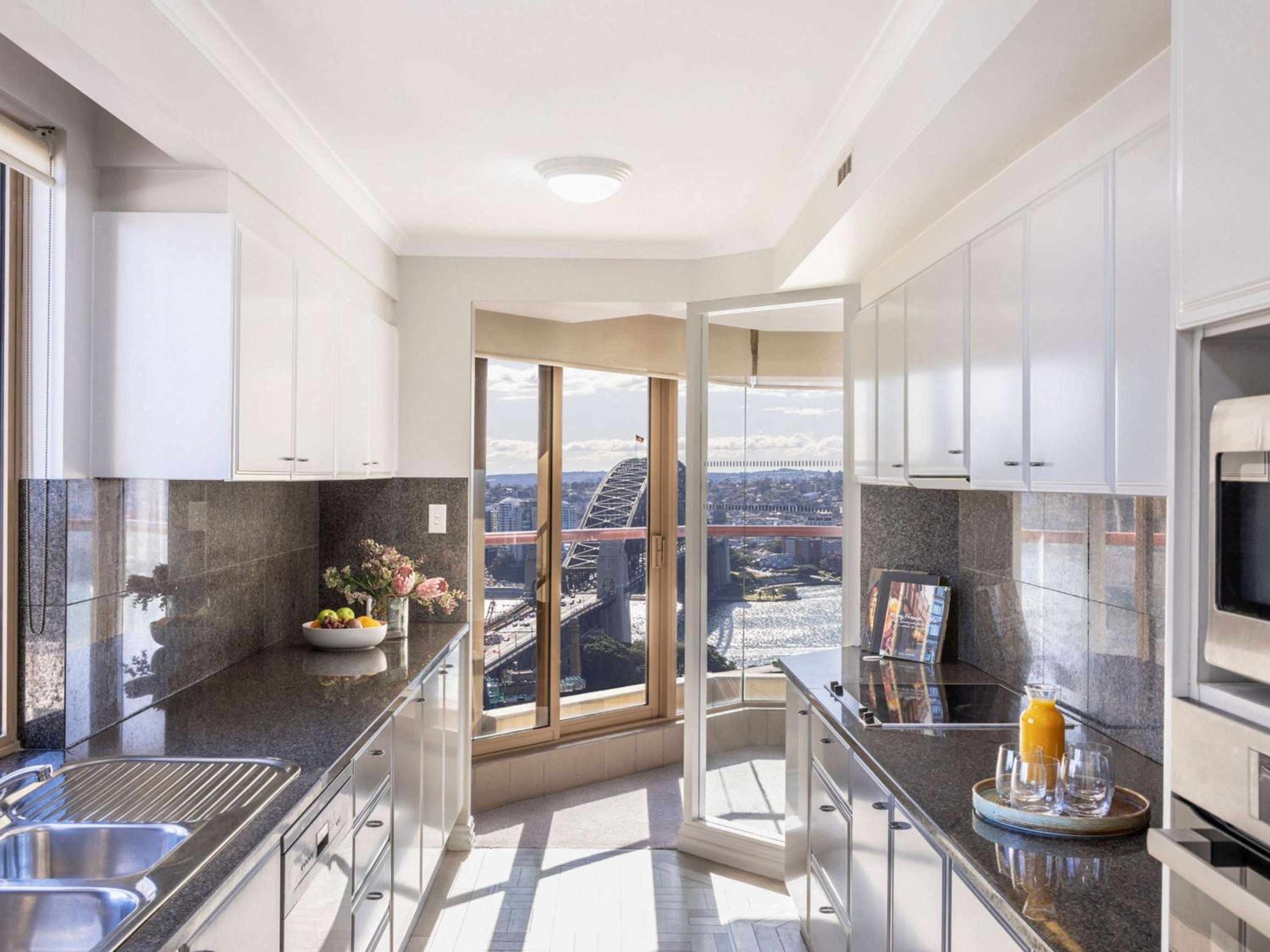 Three-Bedroom Apartment with Harbor View