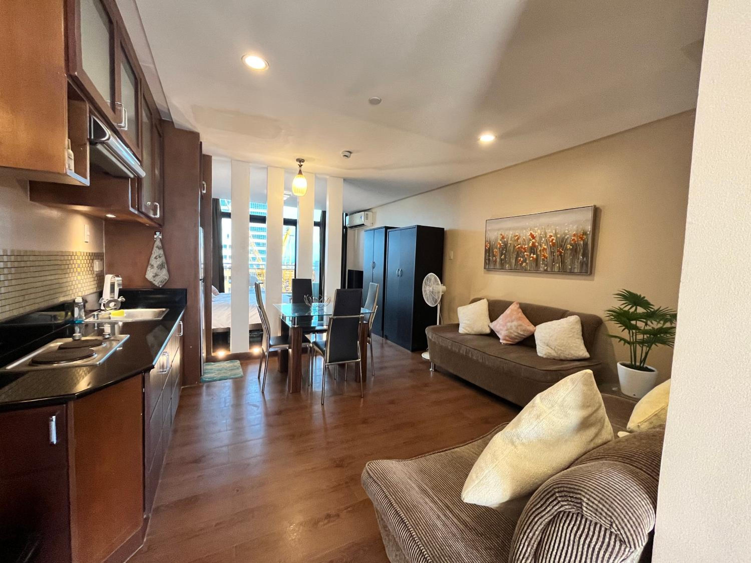 Studio with Balcony