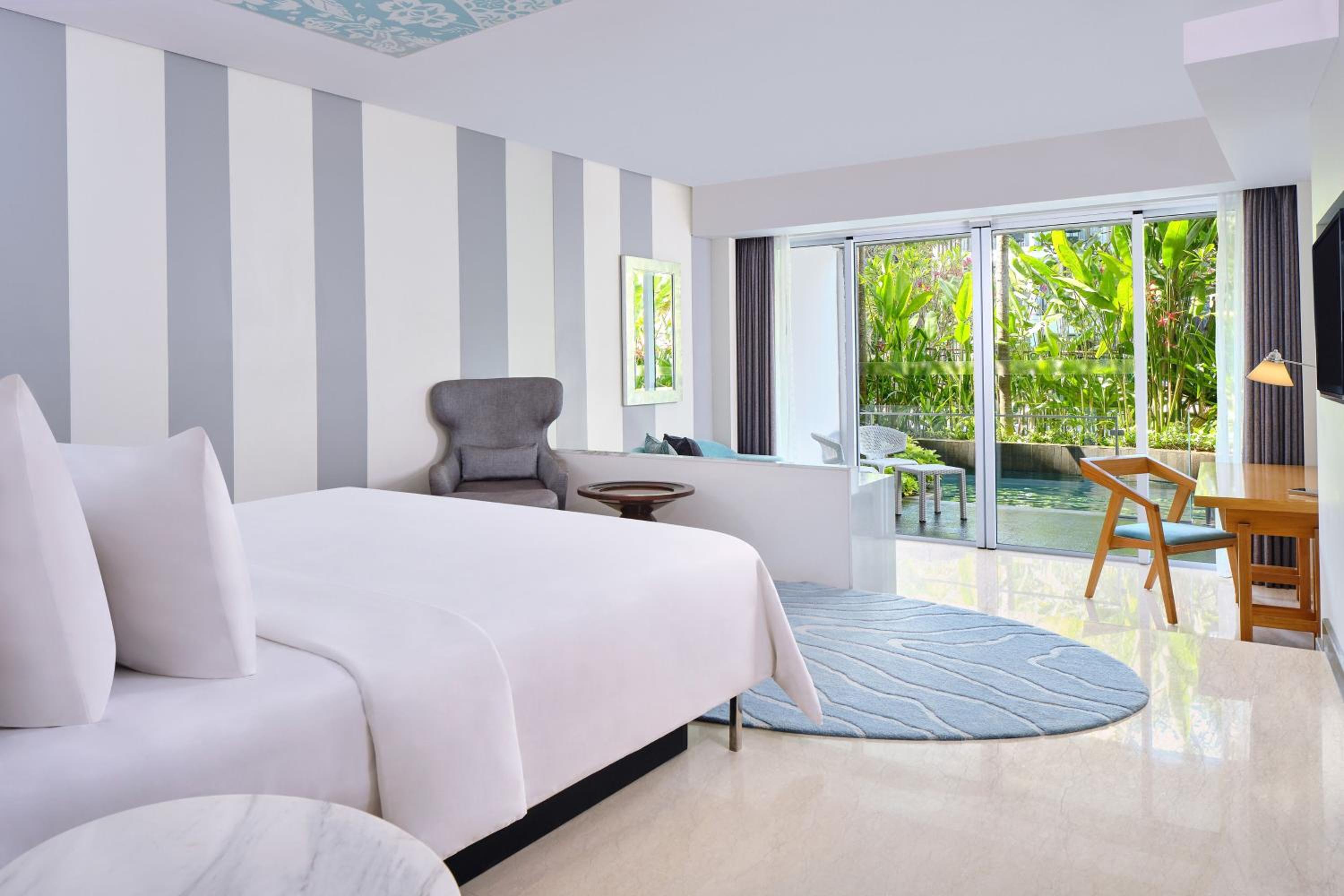 Deluxe Room King Bed Lagoon Access, Free Resort Activities, Kids Club Access & 2 Minutes Walk To Jimbaran Beach