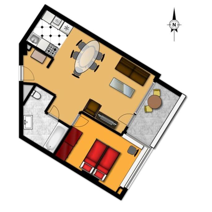 One-Bedroom Apartment photo 2