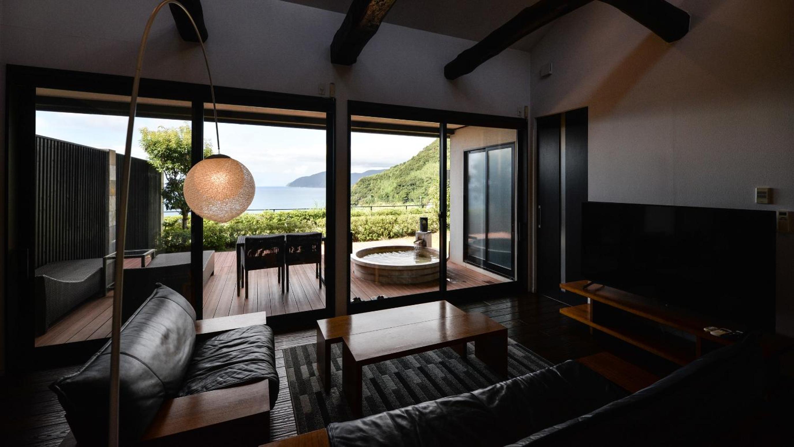 Twin Room with Tatami Area and Open-Air Hot Spring Bath, Mt,Fuji View【Yama no ne】 - Photo 4