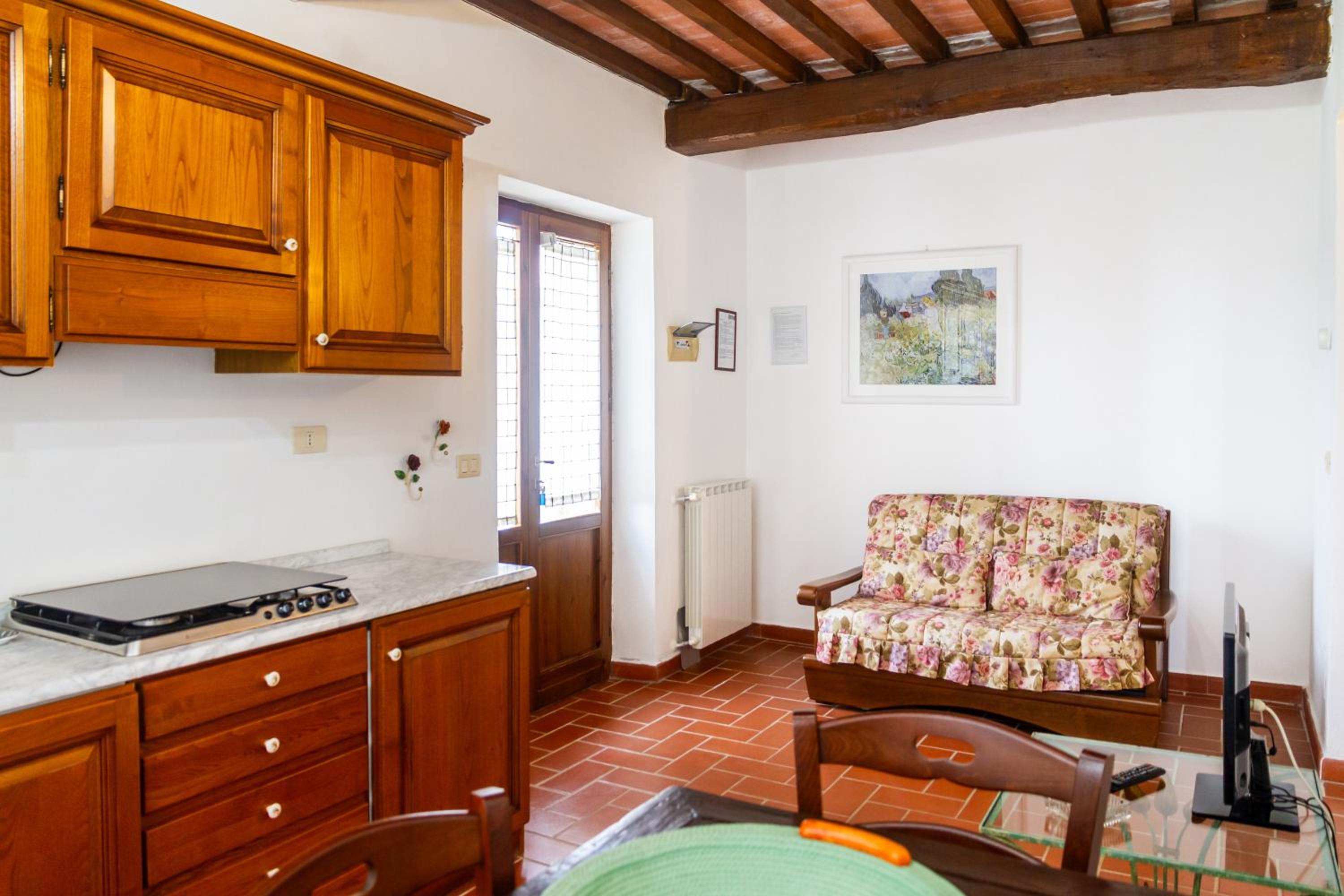 One-Bedroom Apartment with Garden View