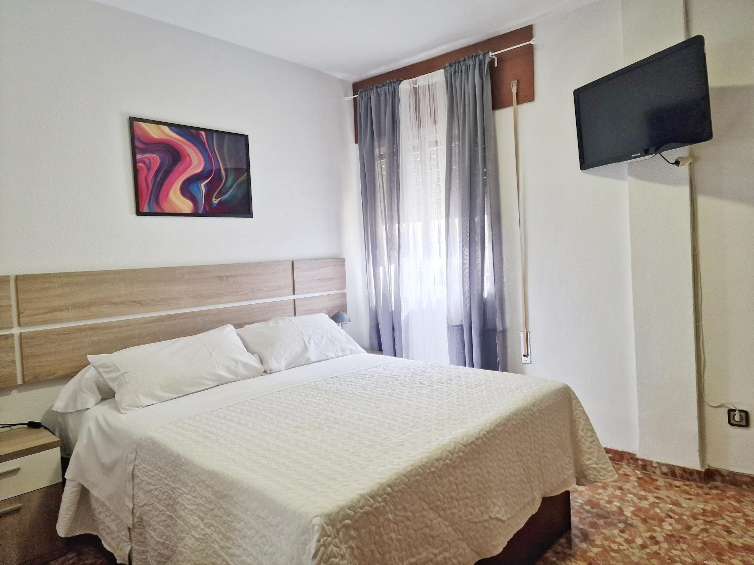 Habitación doble con baño compartido