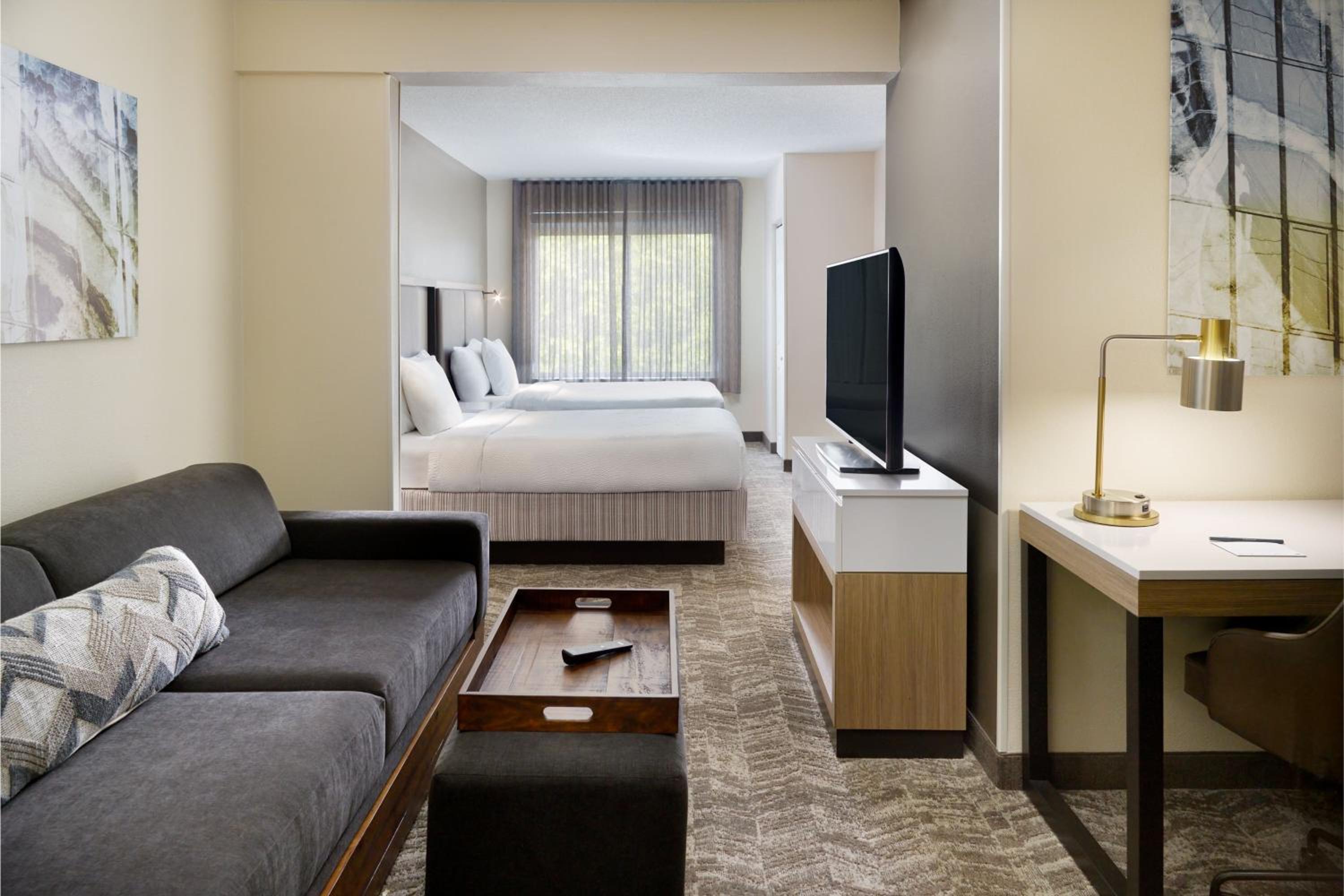 Studio with Two Double Beds and Sofa Bed - Hearing Accessible - Photo 1