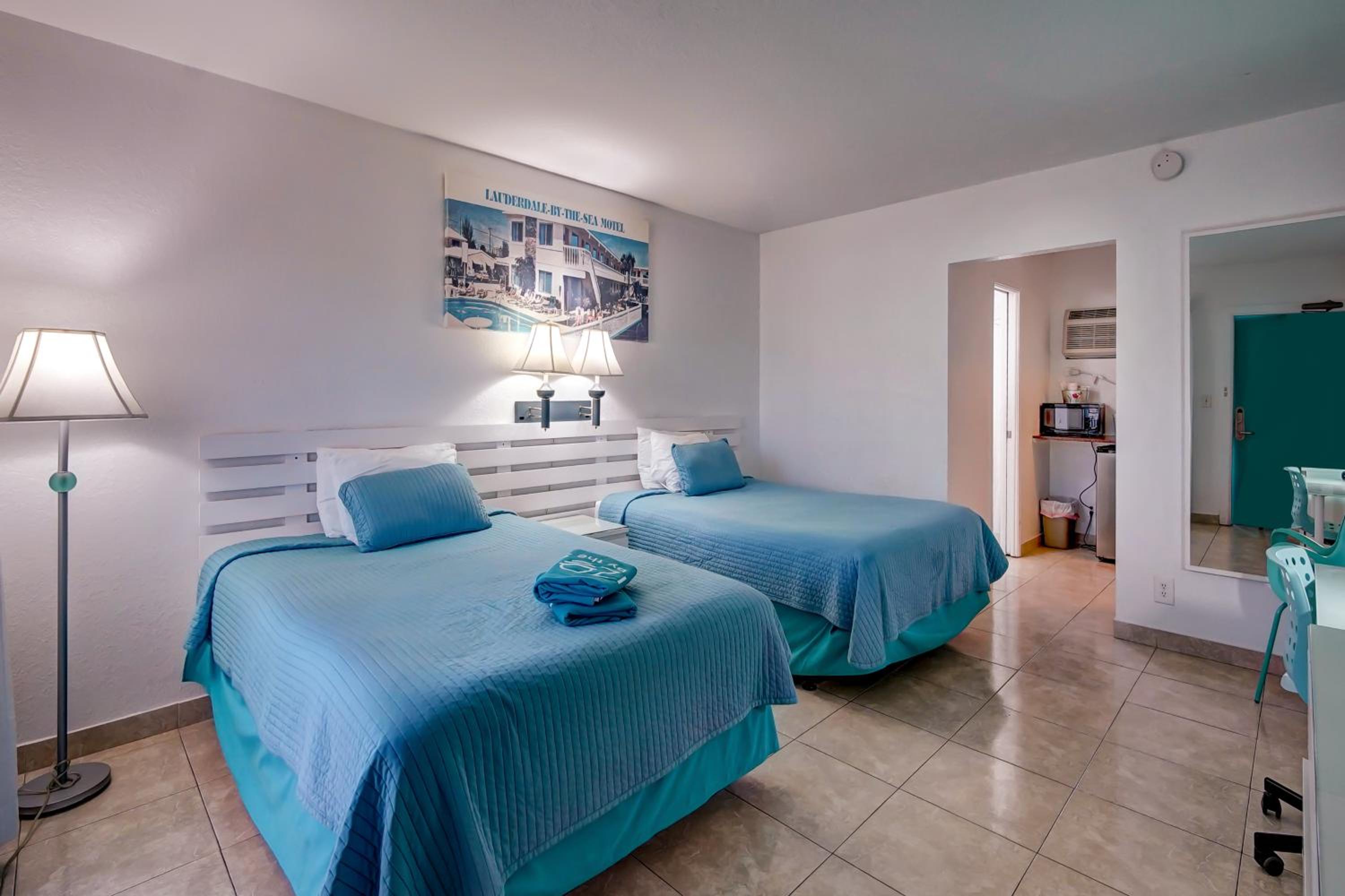 Efficiency Two Double Beds