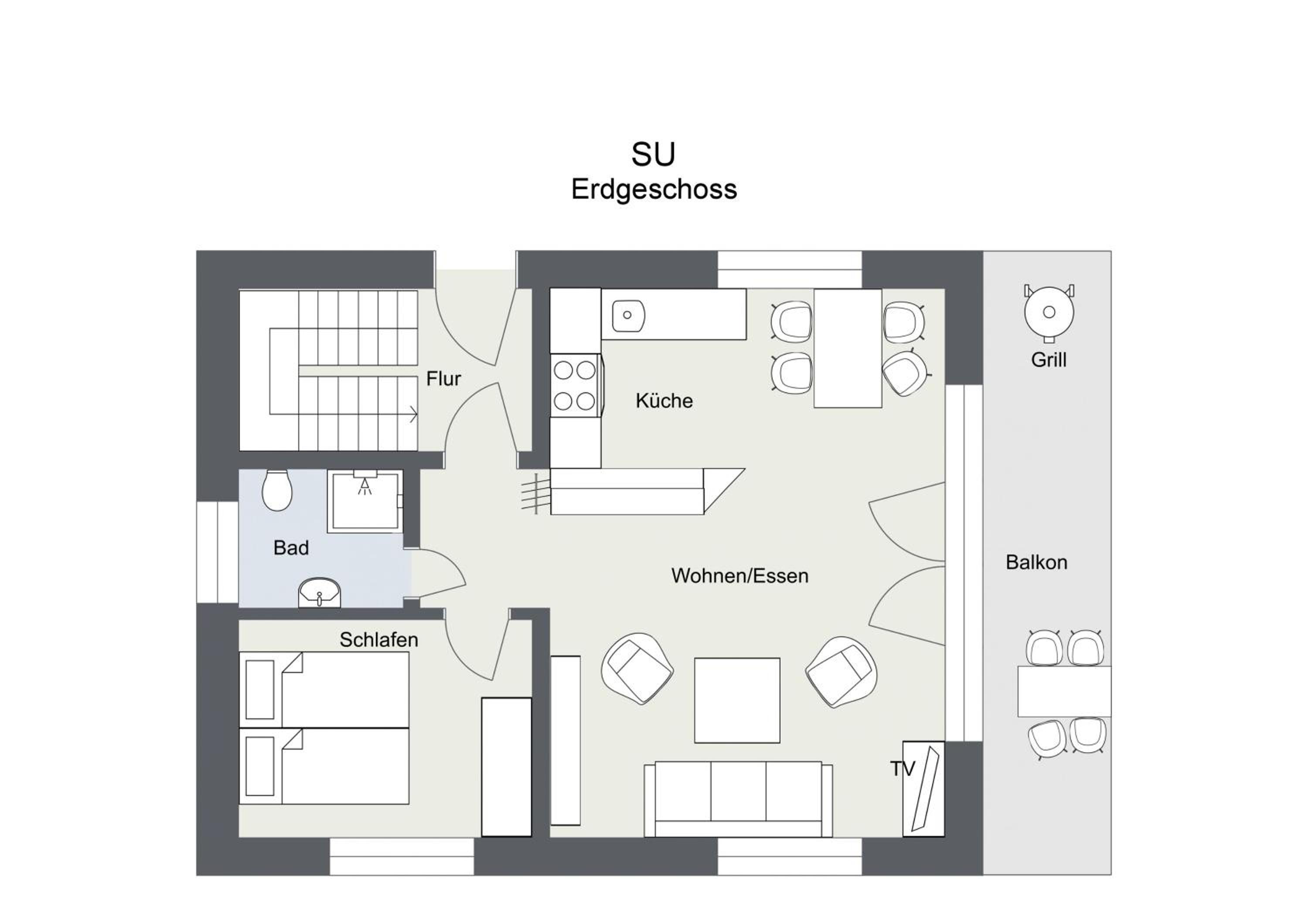 Apartment with Balcony photo 2