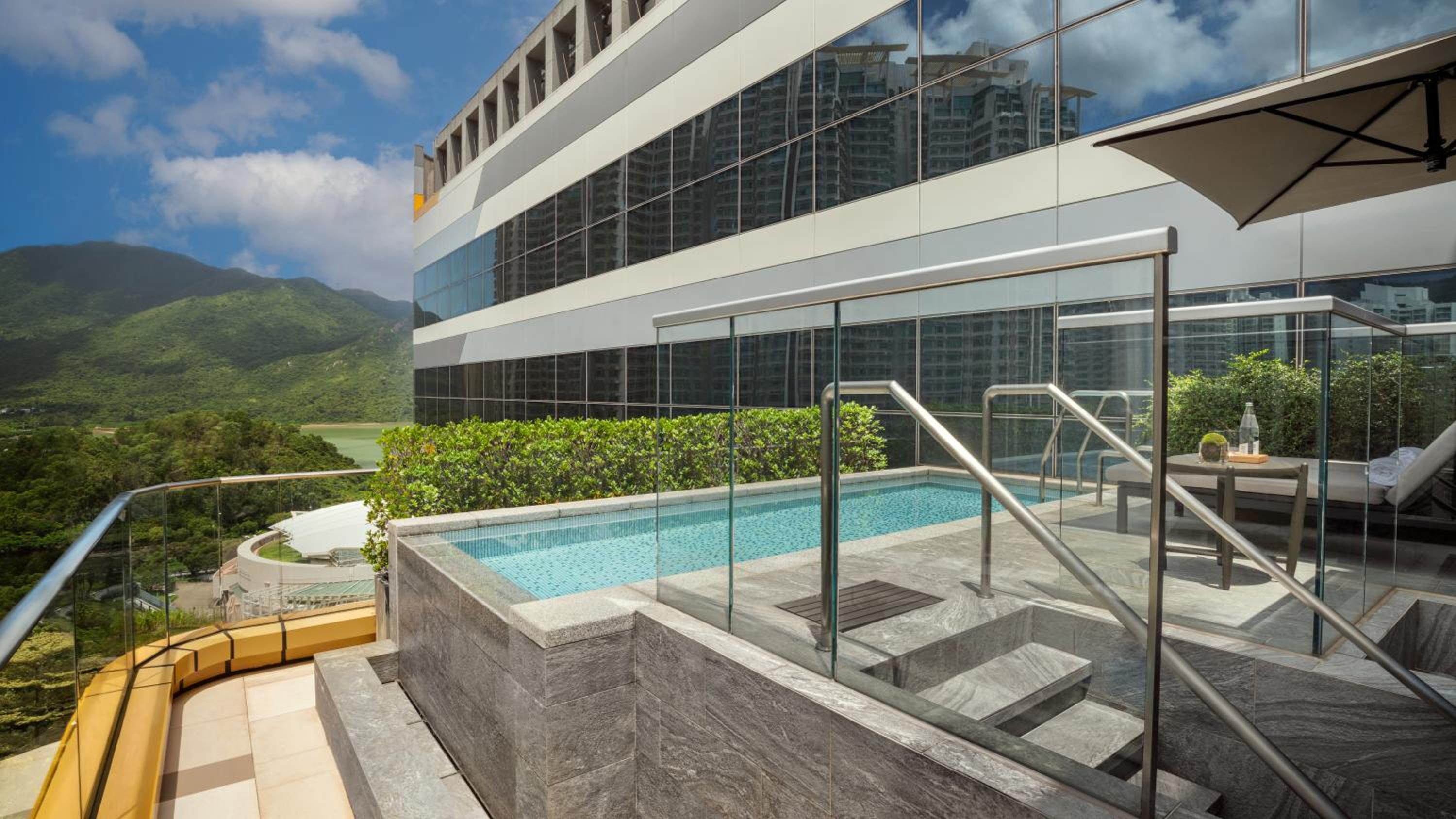 Pool Terrace Suite - 1 King Size Bed, Lounge Access, Private Terrace with Plunge Pool Pool Terrace Suite - 1 King Size Bed, Lounge Access, Private Terrace with Plunge Pool