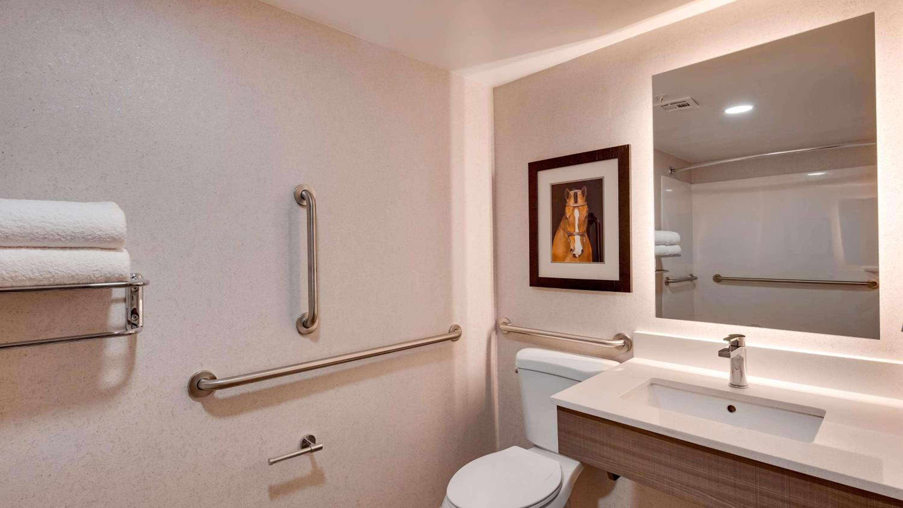 King Room with Mobility Accessible Roll-In Shower - Photo 5