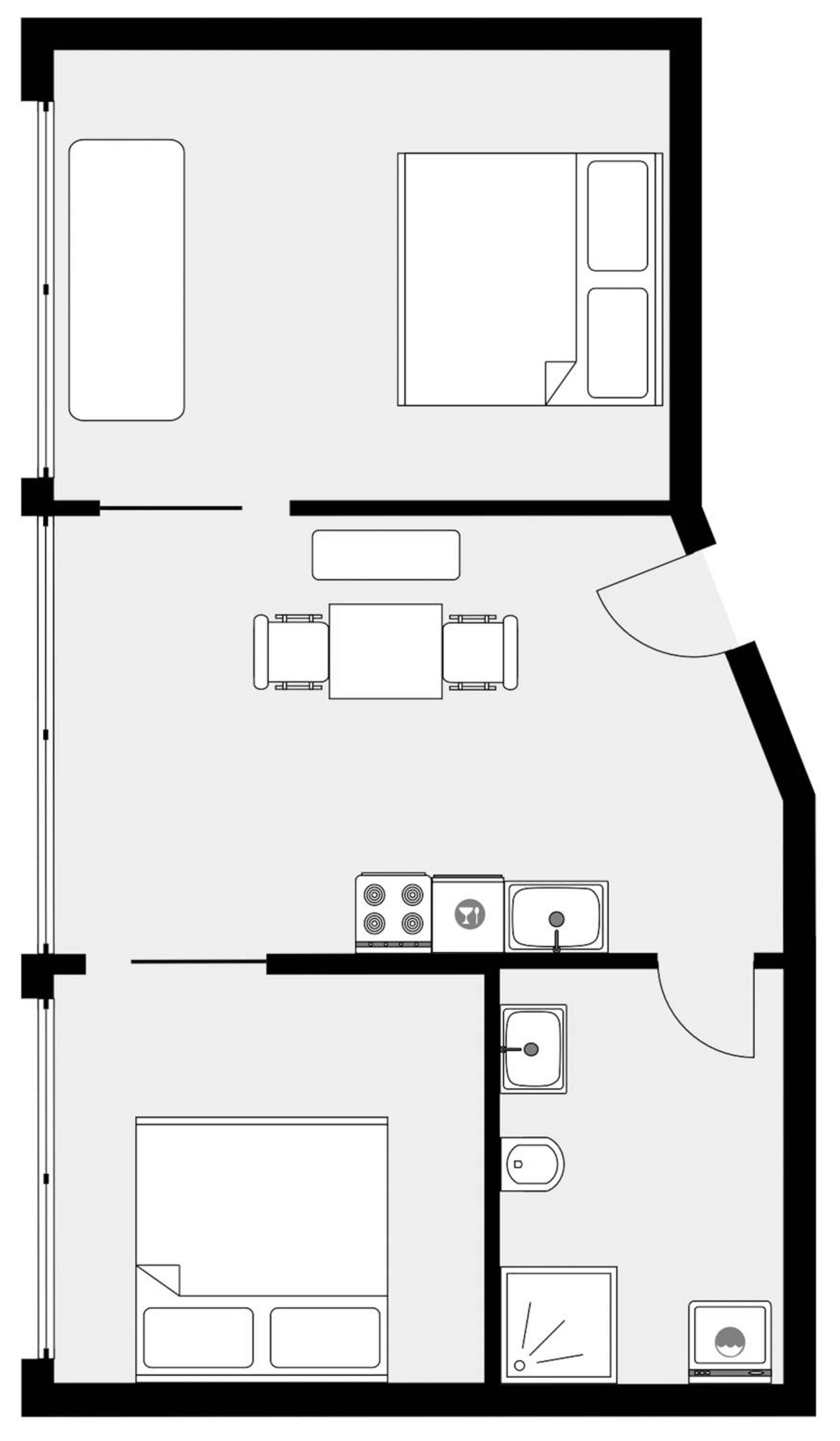 Two-Bedroom Apartment - XL photo 2