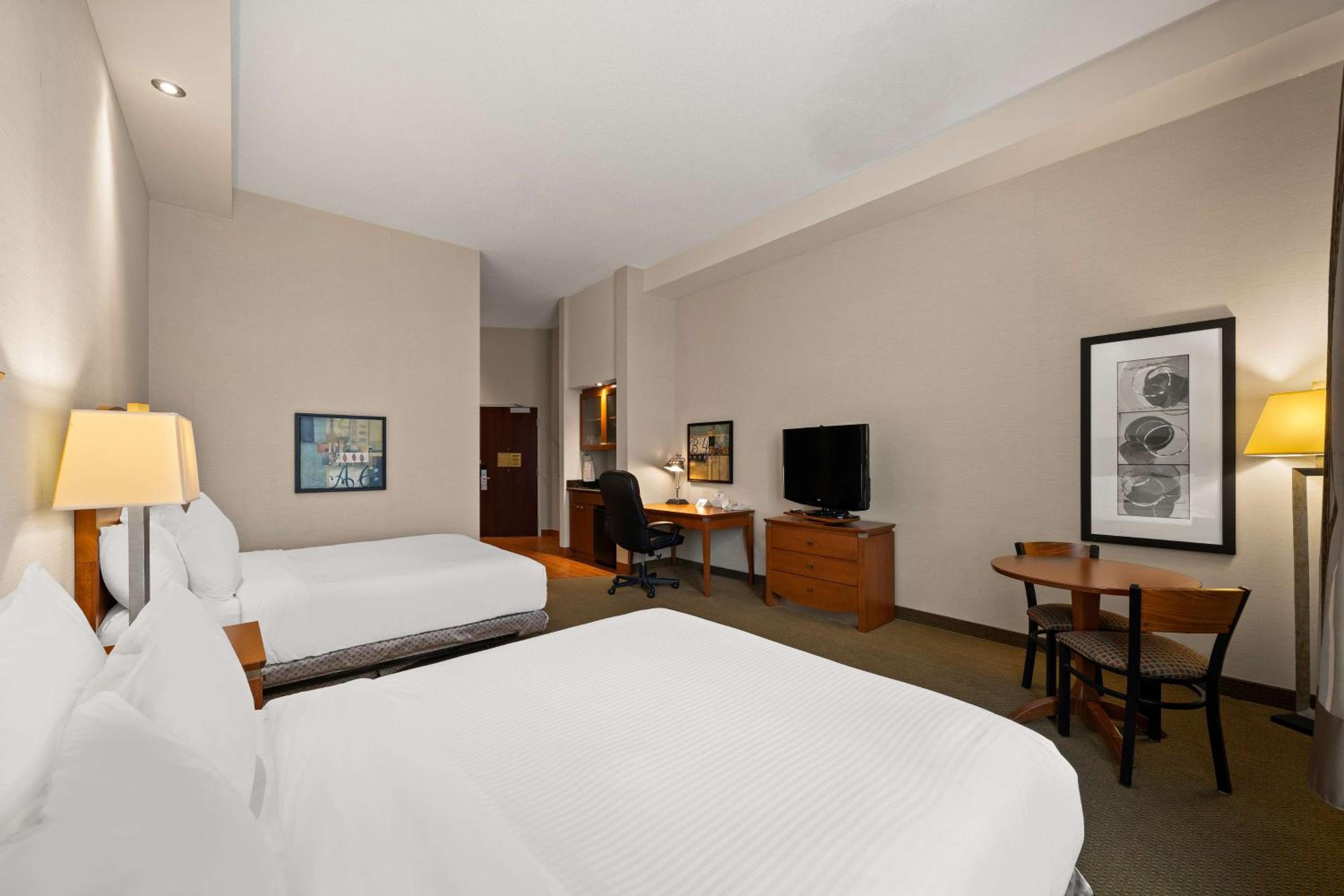 Queen Room with Two Queen Beds with Roll-In Shower and Kitchenette - Disability Access/Non-Smoking