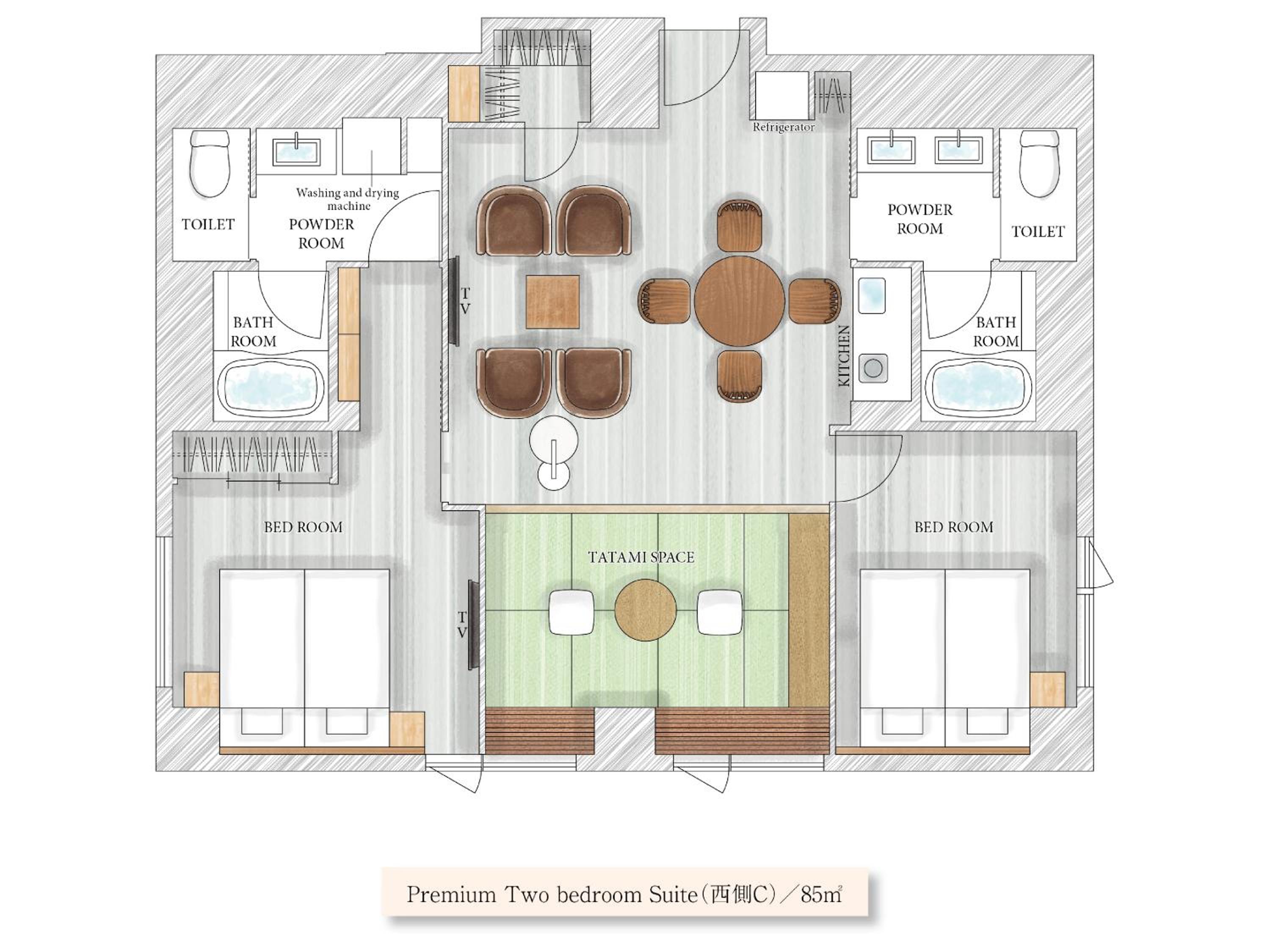 Premium Two-Bedroom Suite for 4 photo 2