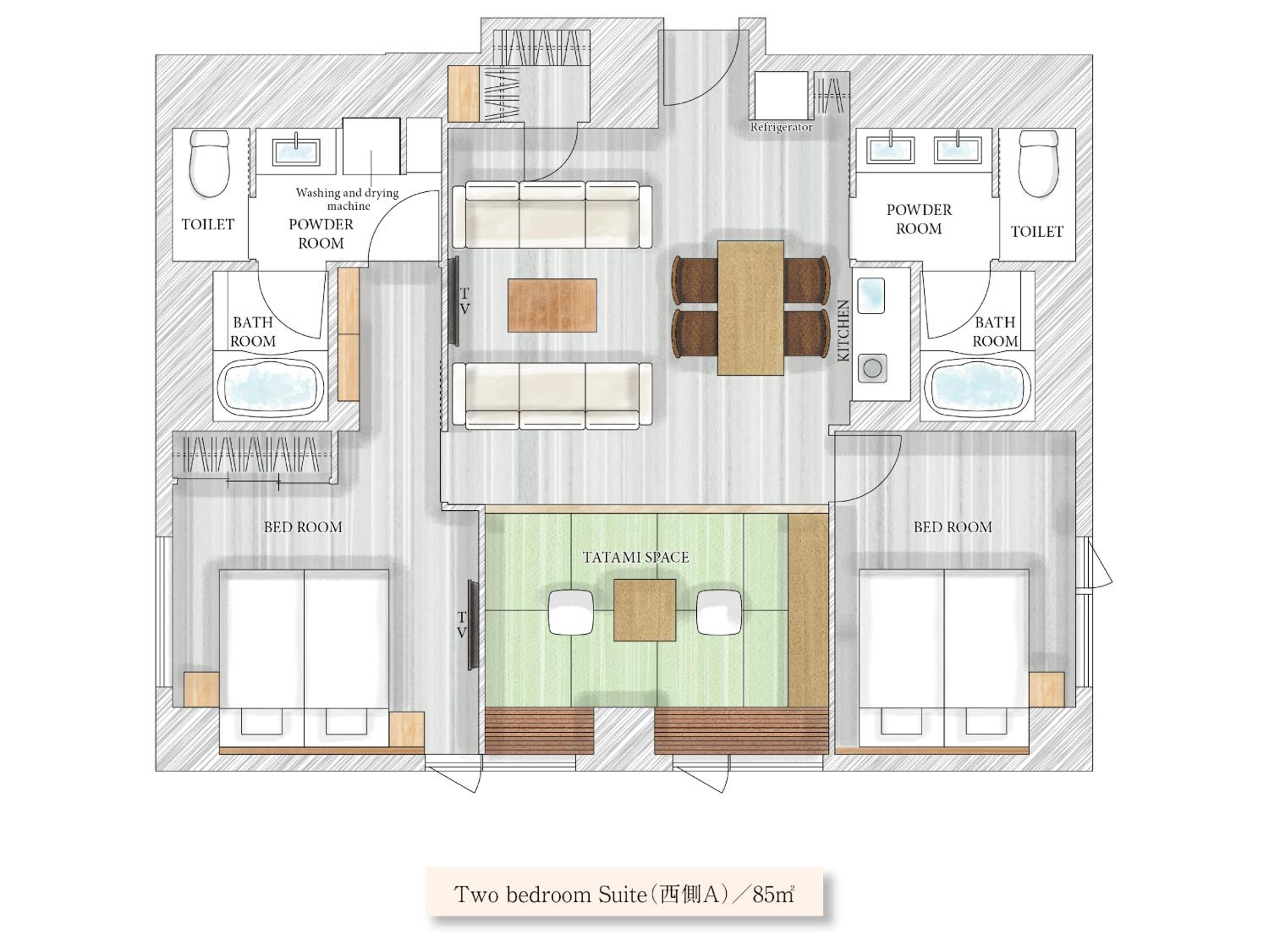 Two-Bedroom Suite for 4 - Photo 13