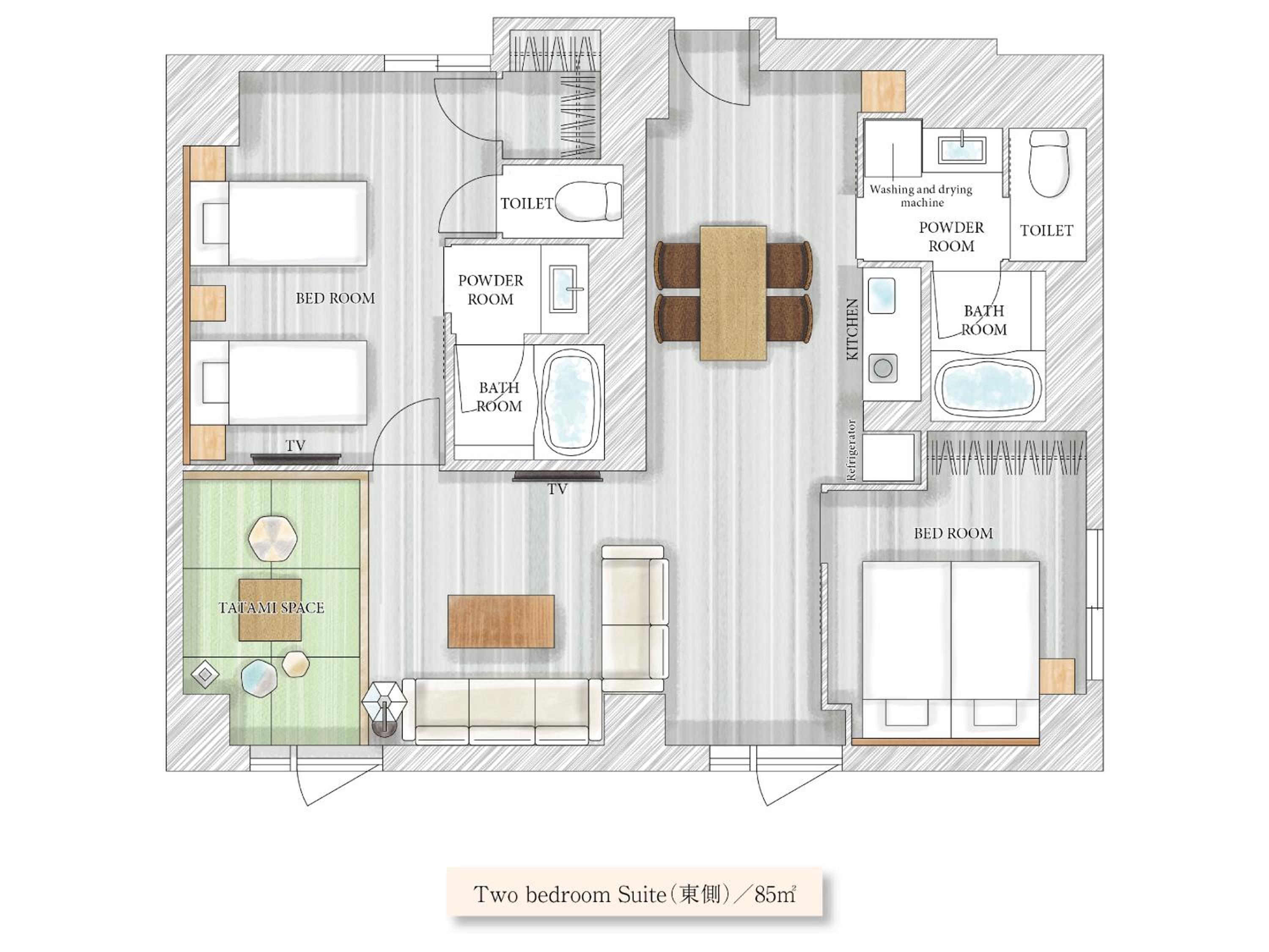 Two-Bedroom Suite for 4 - Photo 14