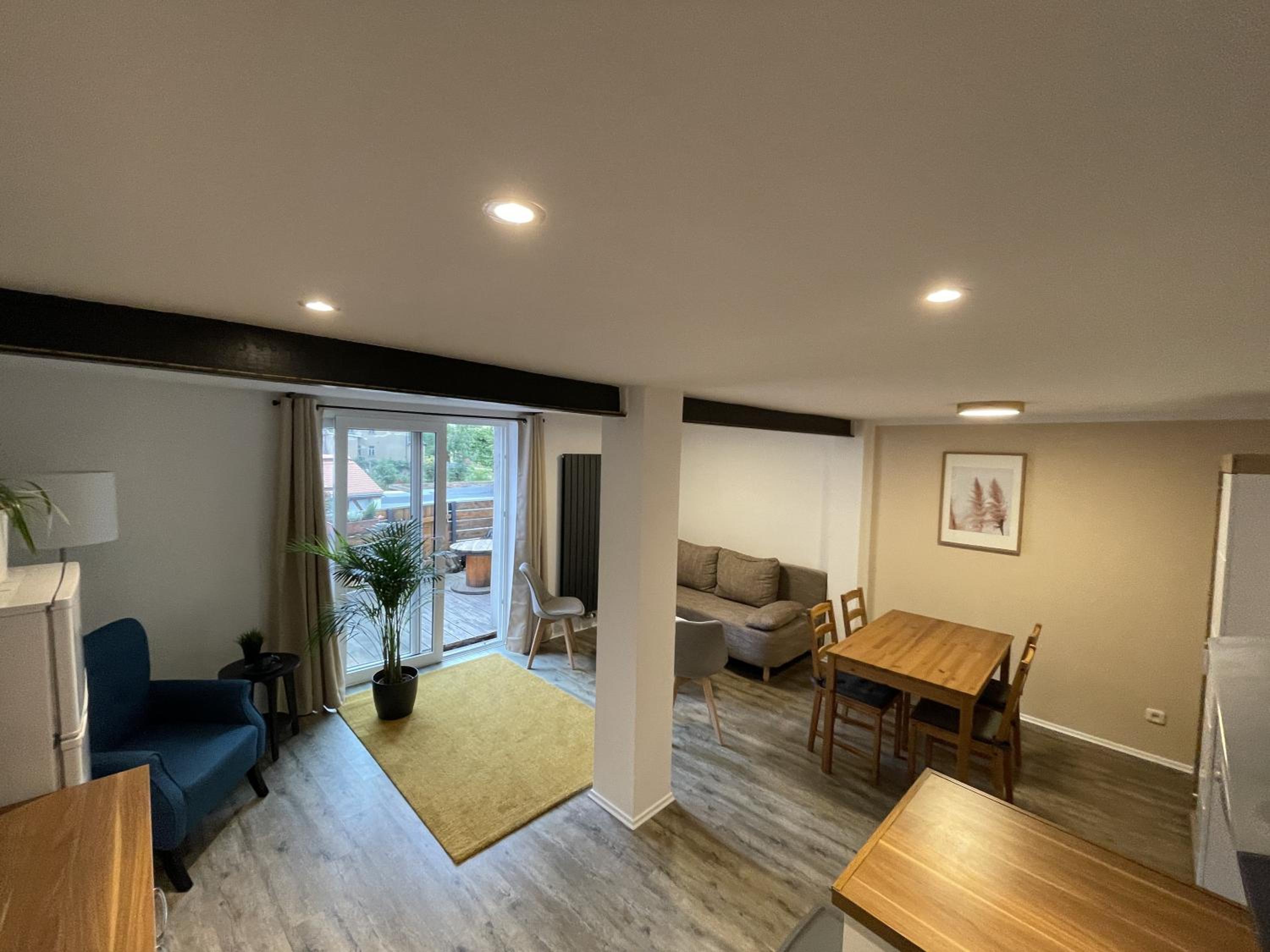 Two-Bedroom Deluxe Apartment with Garden View