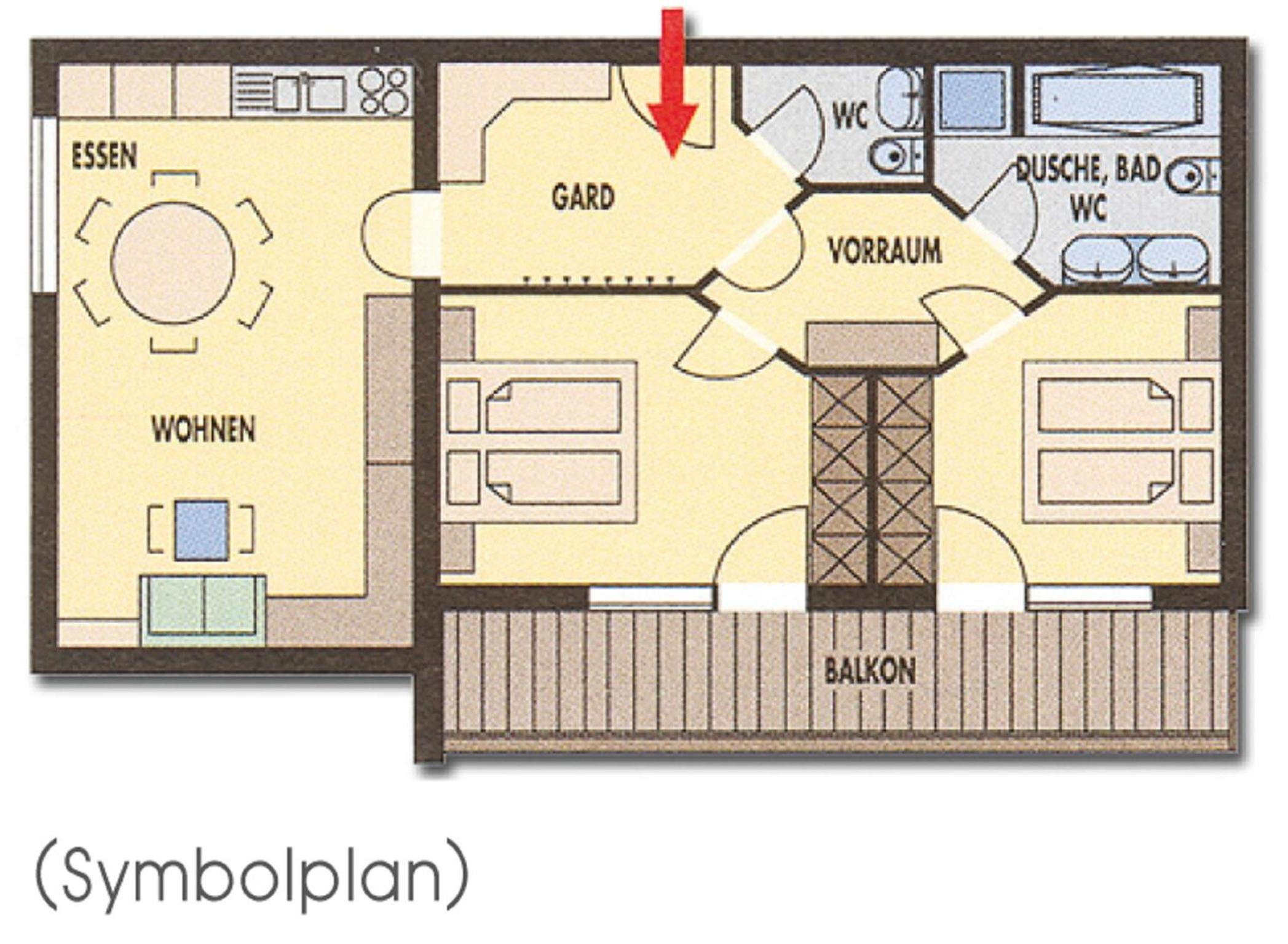 Standard Two-Bedroom Apartment (Type V) photo 2
