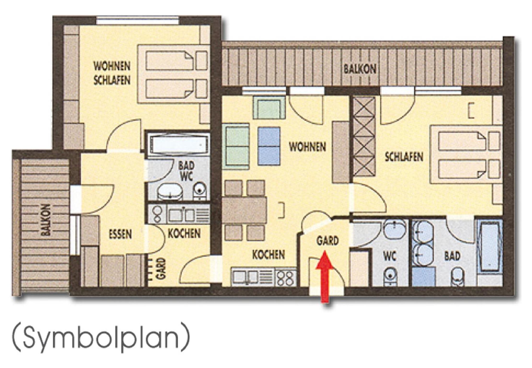 Superior Two-Bedroom Apartment (Type VI) photo 2