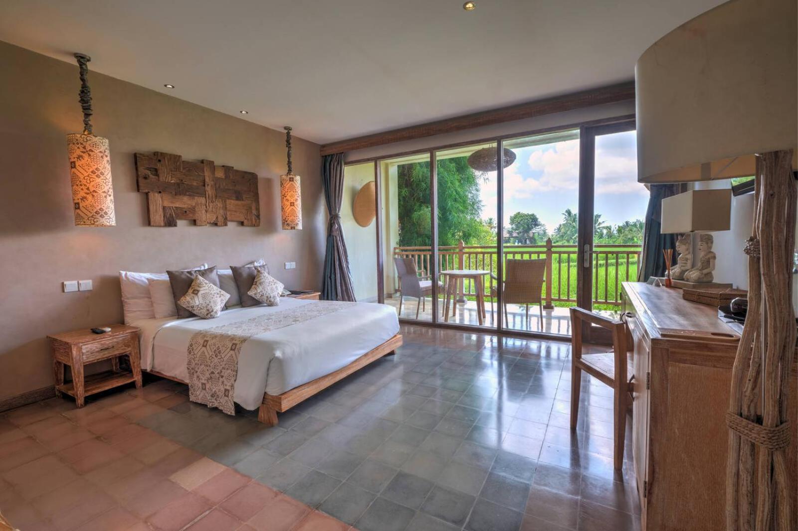 Deluxe Connecting Room with Rice Field View