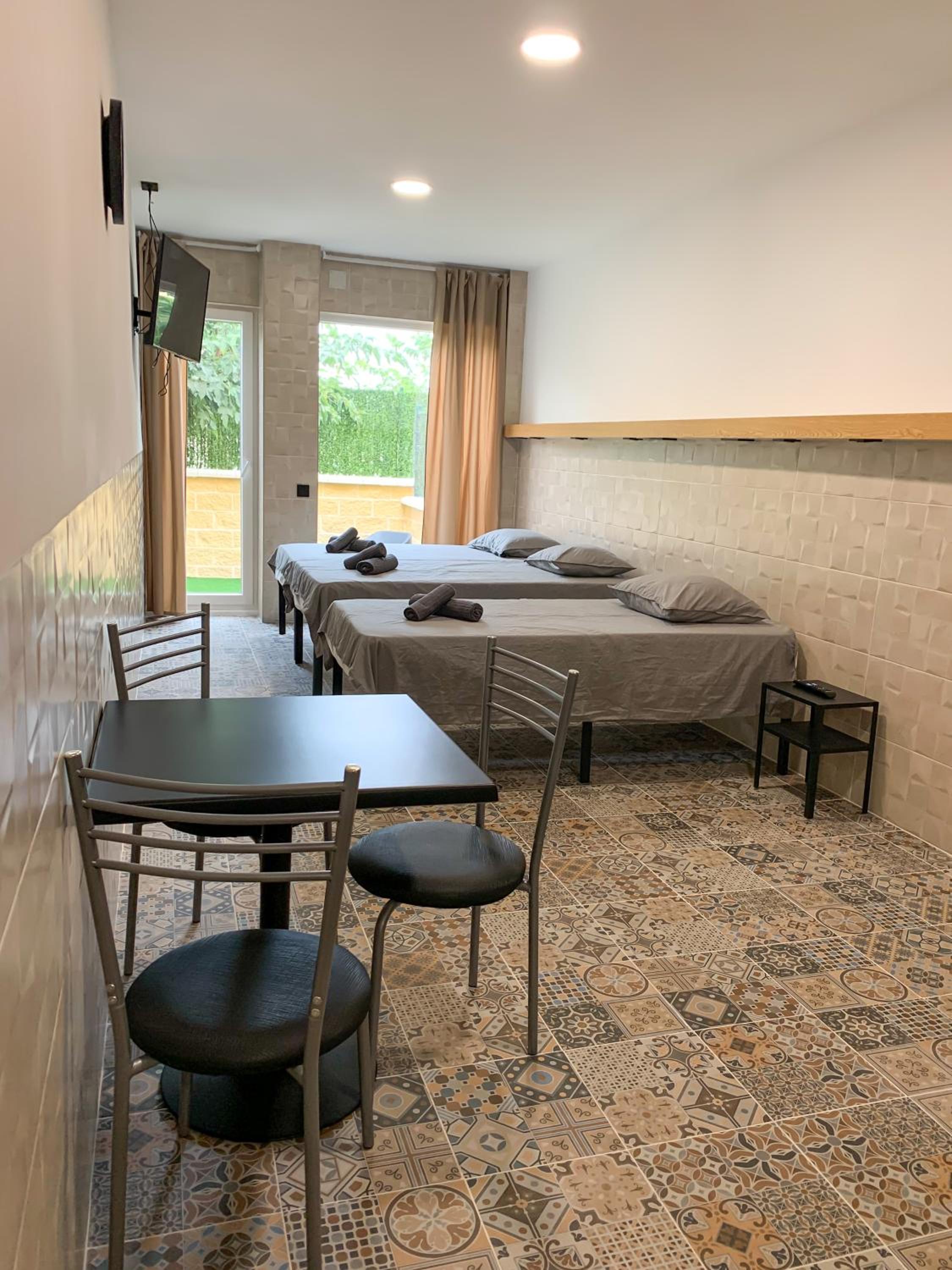 Estudio con terraza