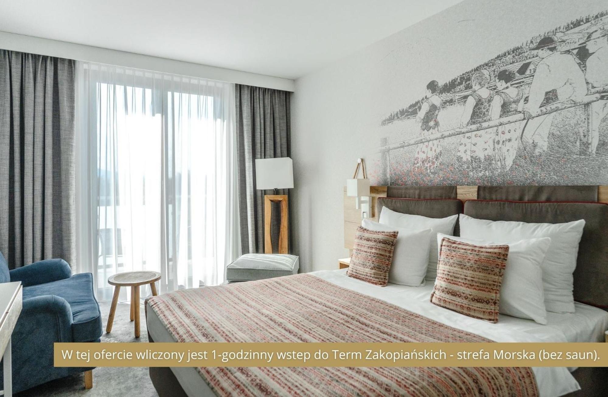 Superior Double Room with 1 double bed and access to Termy Zakopiańskie (1 hour per person per day)
