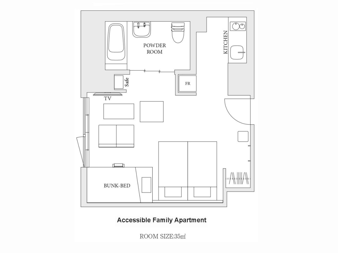 Accessible Family Apartment thumbnail 5