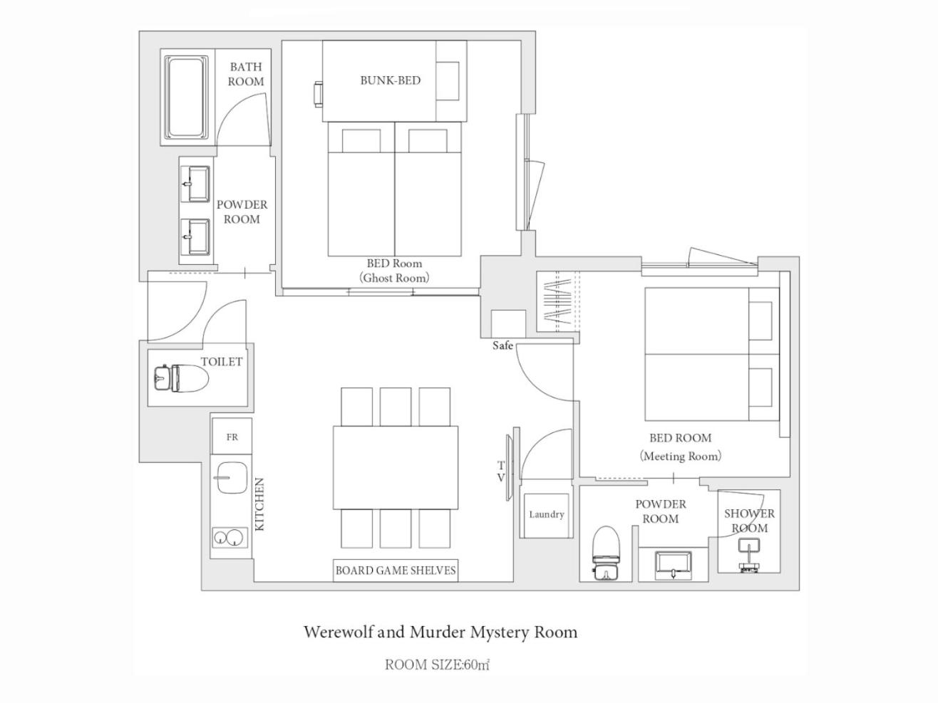 Werewolf and Murder Mystery Room thumbnail 6