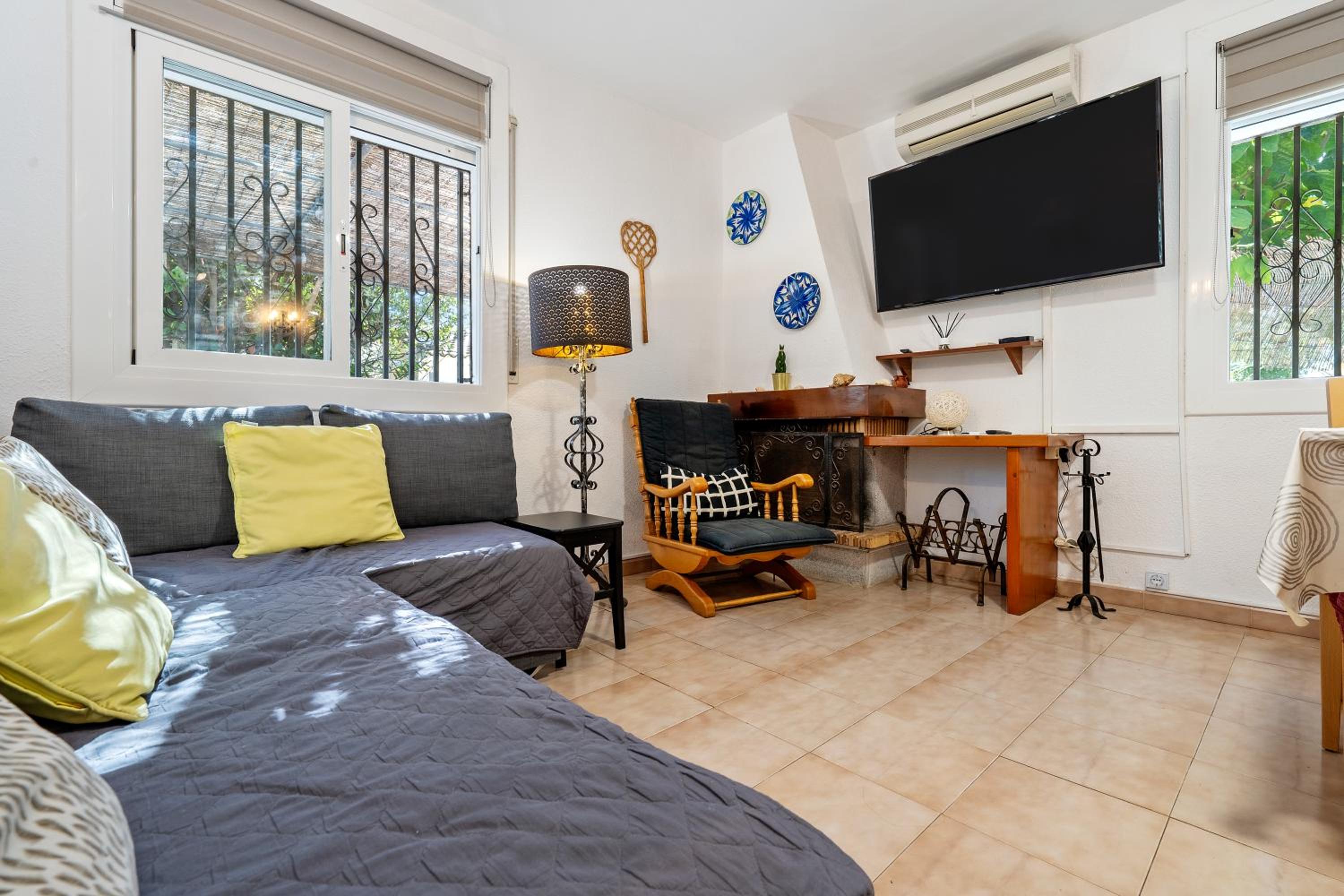 Villa con vistas al jardín