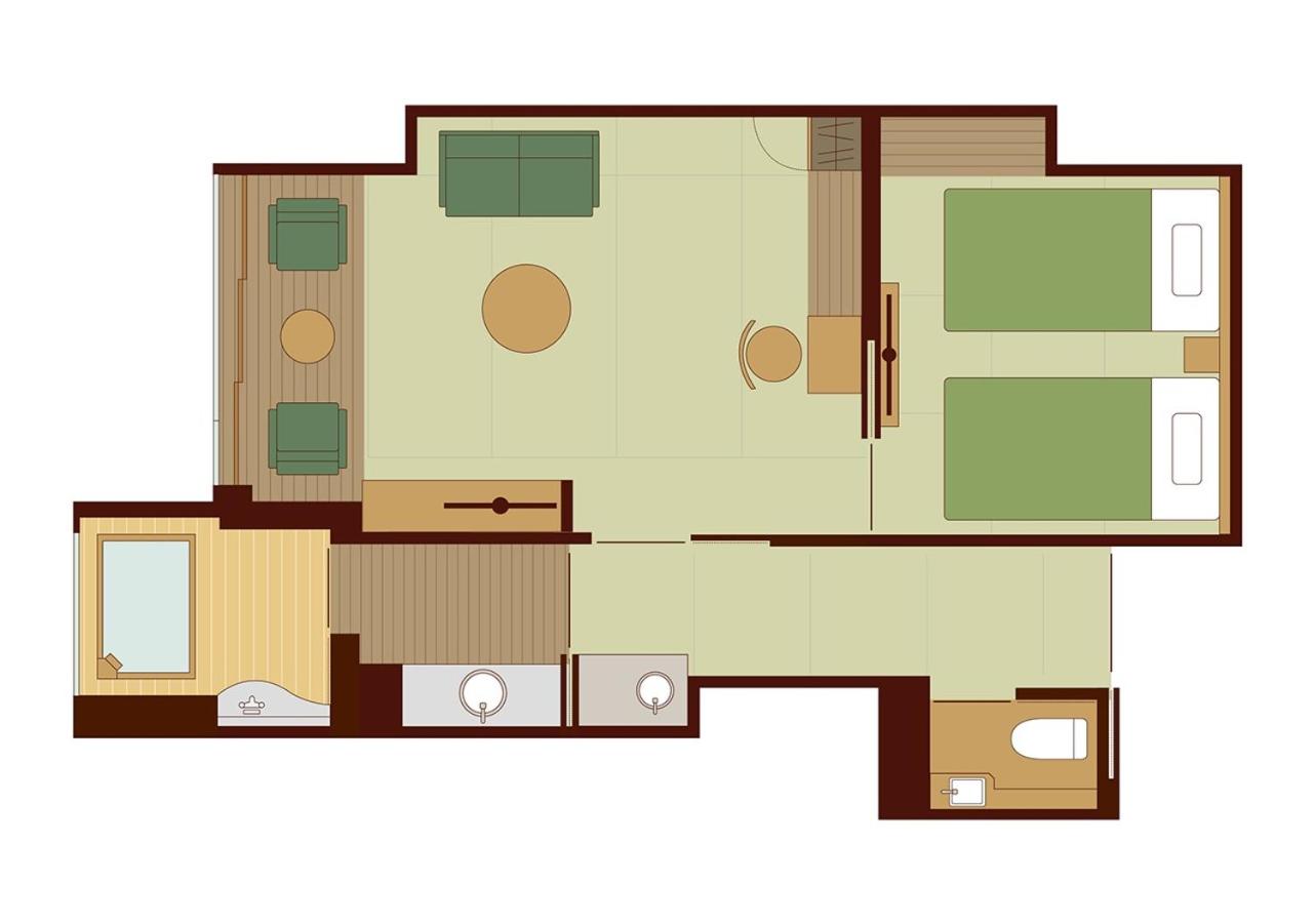 Deluxe Twin Room with Hot Spring Bath - Photo 6