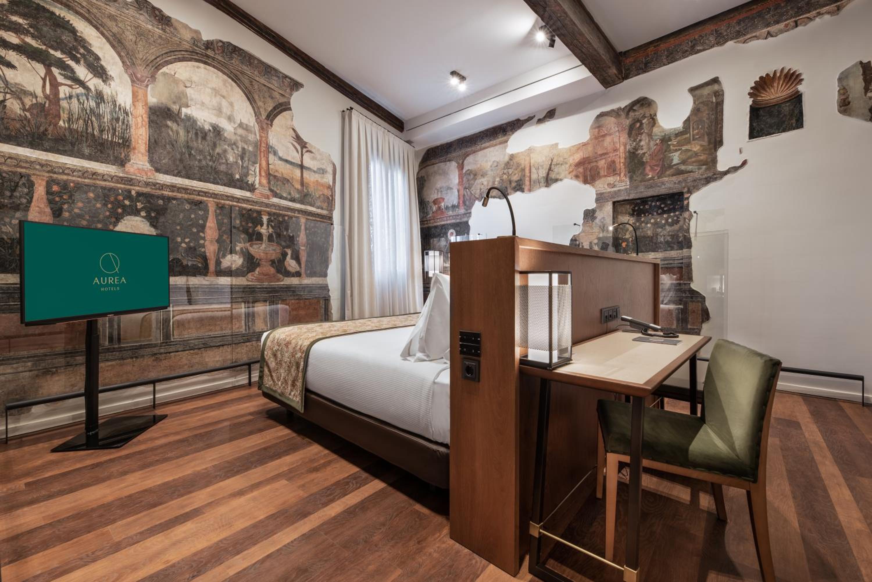 Habitación con Murales Pintados