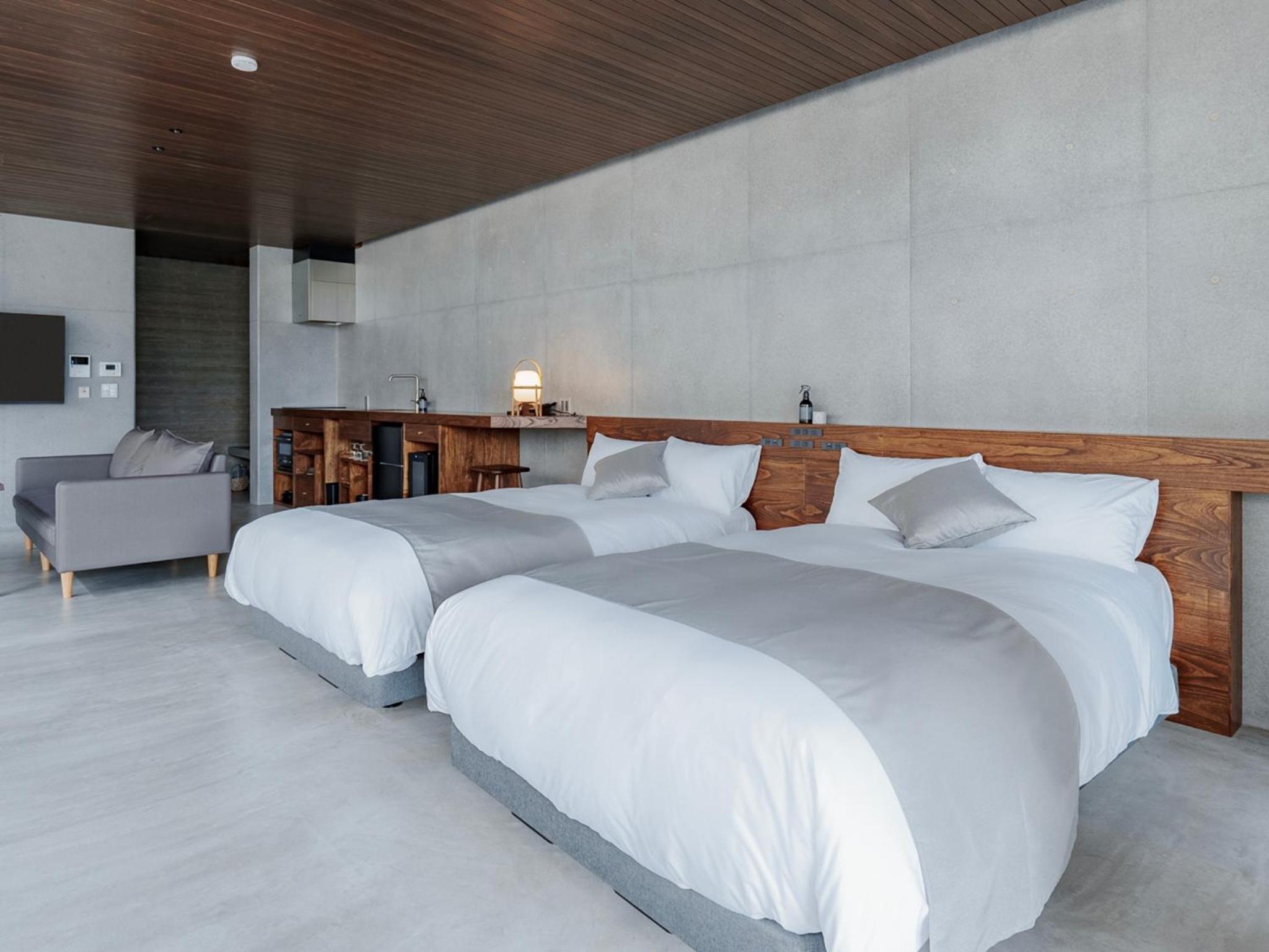 Twin Room with Open-Air Private Bath【BEKKAN3】 photo 1