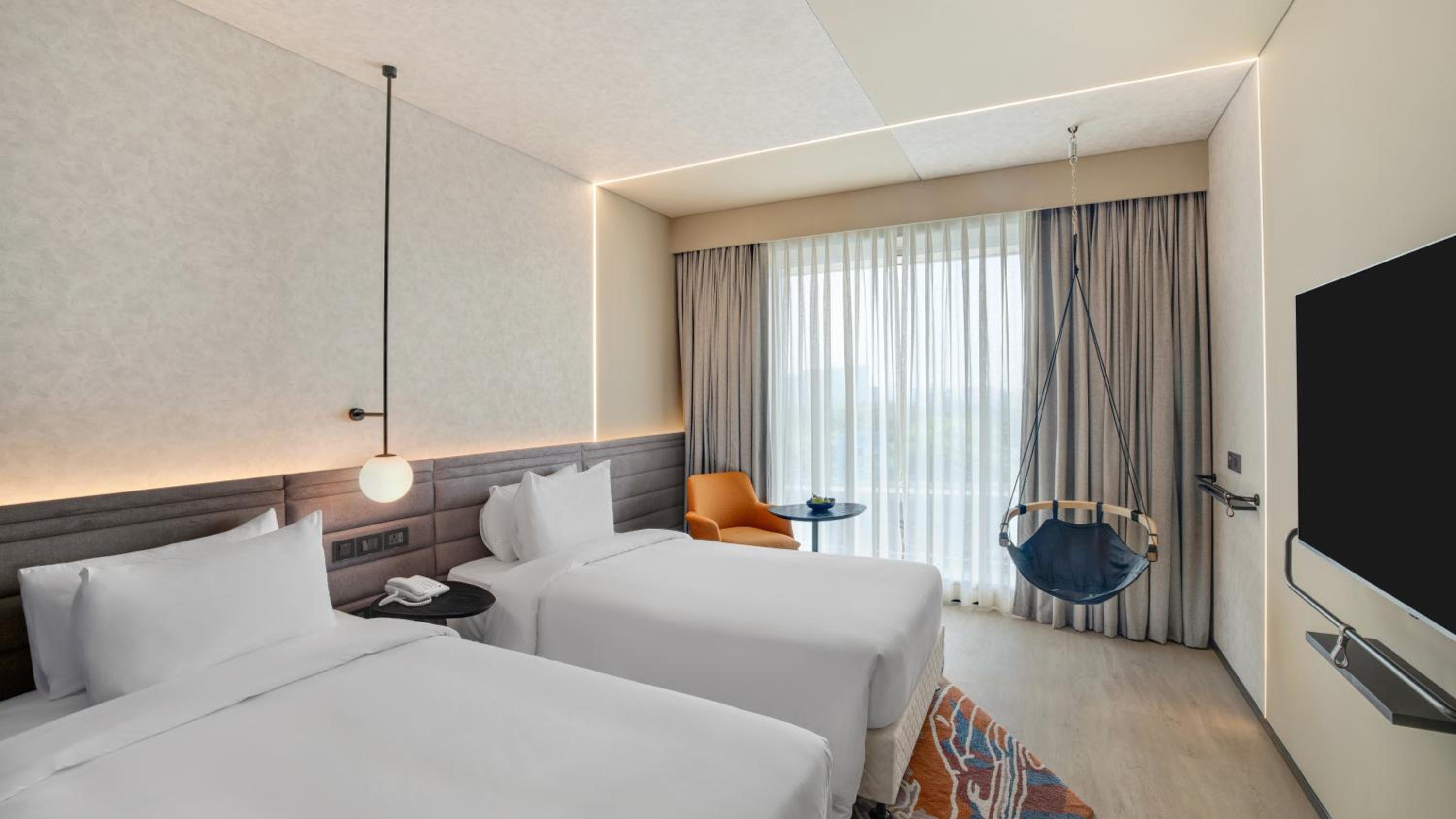 Premier Twin Room with Complimentary IMFL from 6:00 pm to 8 pm at Barcode and Shared Airport Transfer - Photo 1