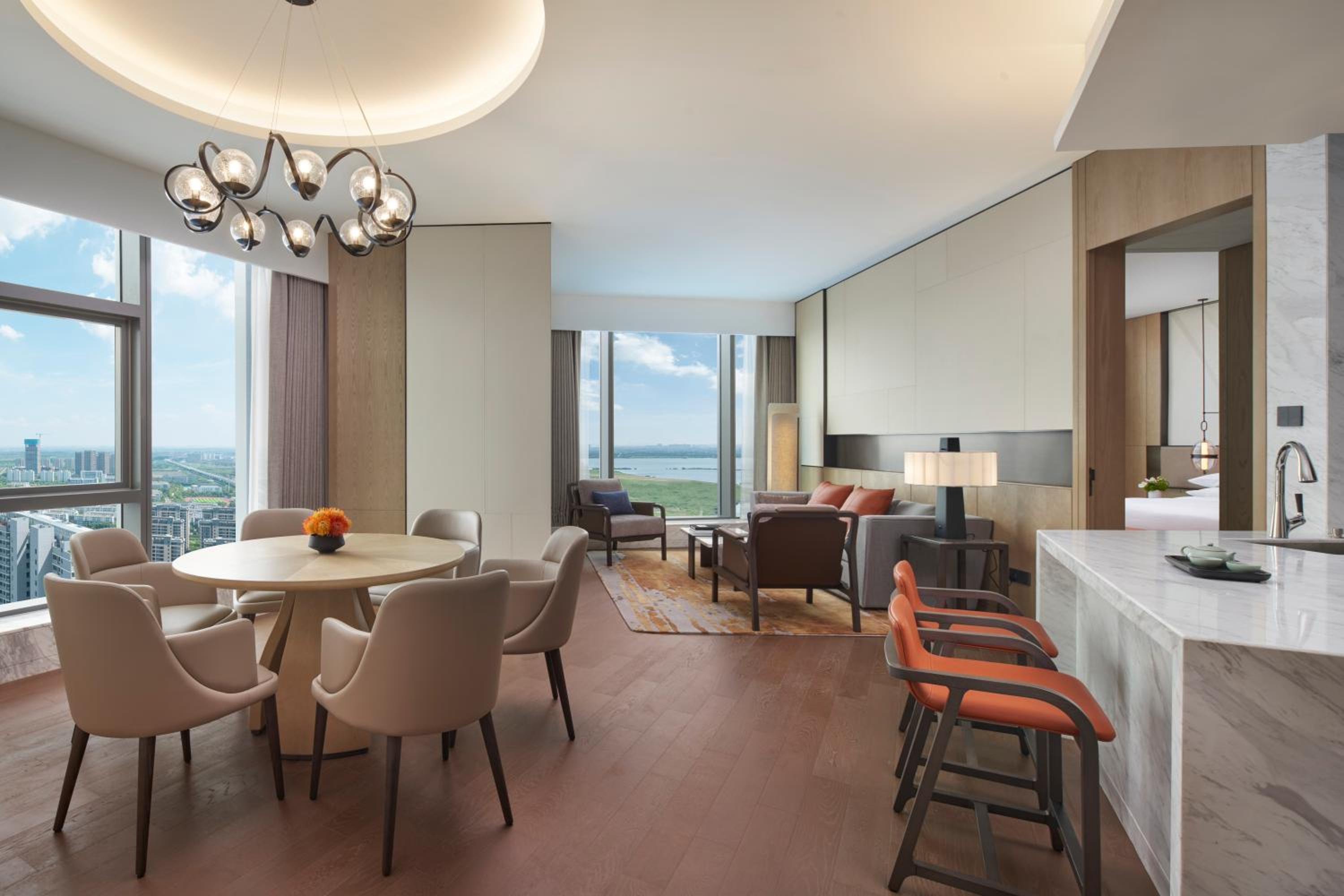 Deluxe King Suite with Two King Beds and Lake View
