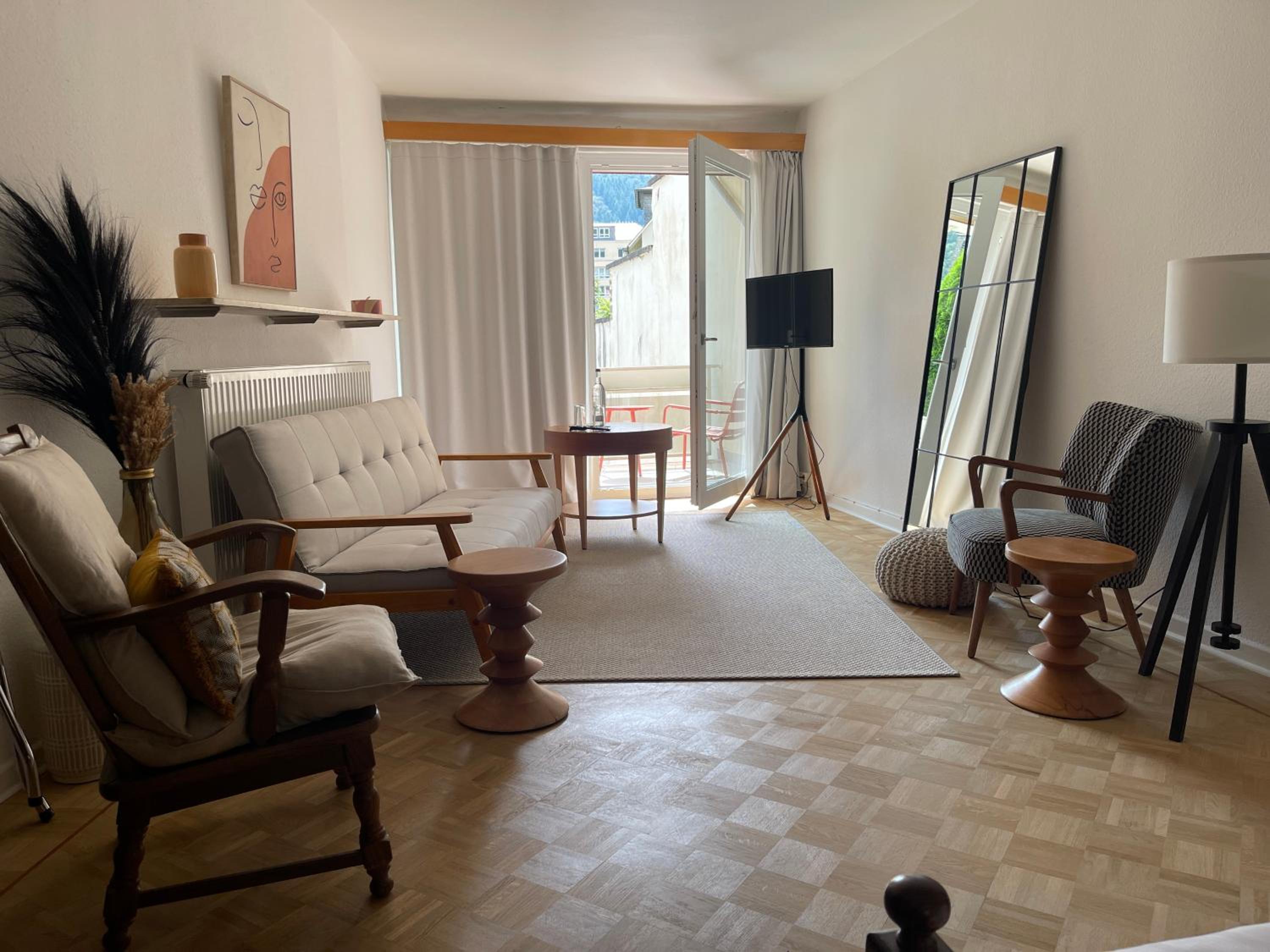 Studio with Balcony