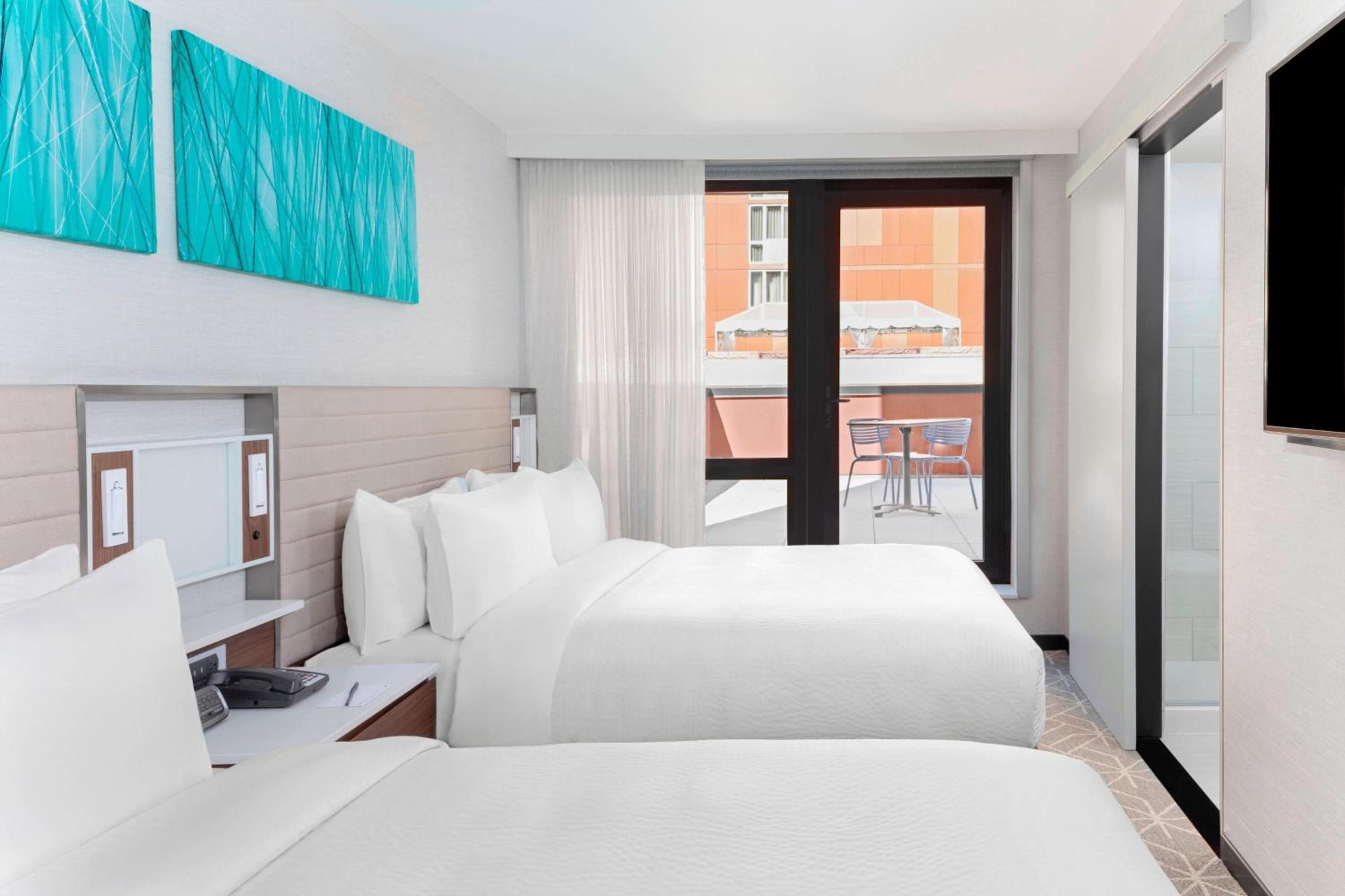 Queen Suite with Two Queen Beds and Private Terrace